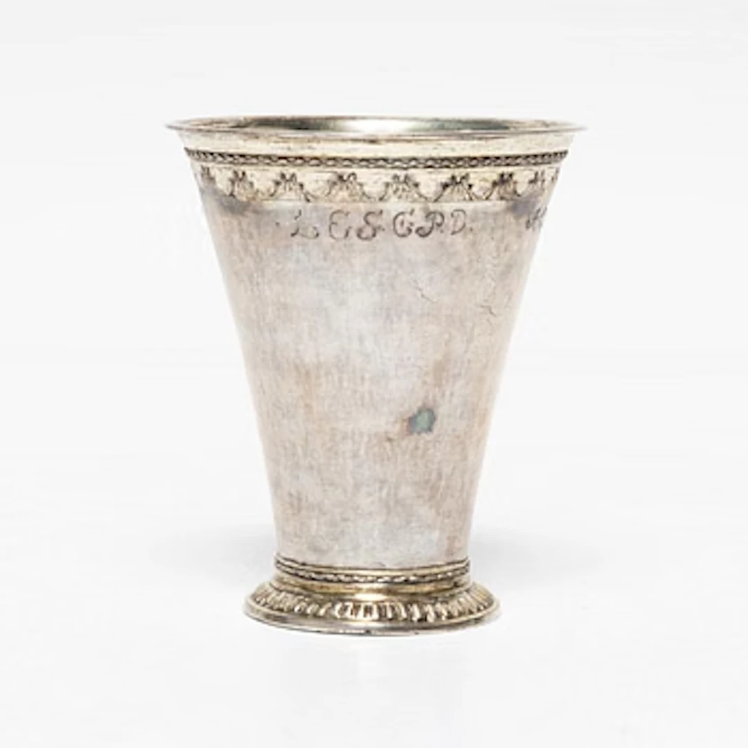 Beaker, silver, Thomas Beckman the Younger, Örebro (1727–59).