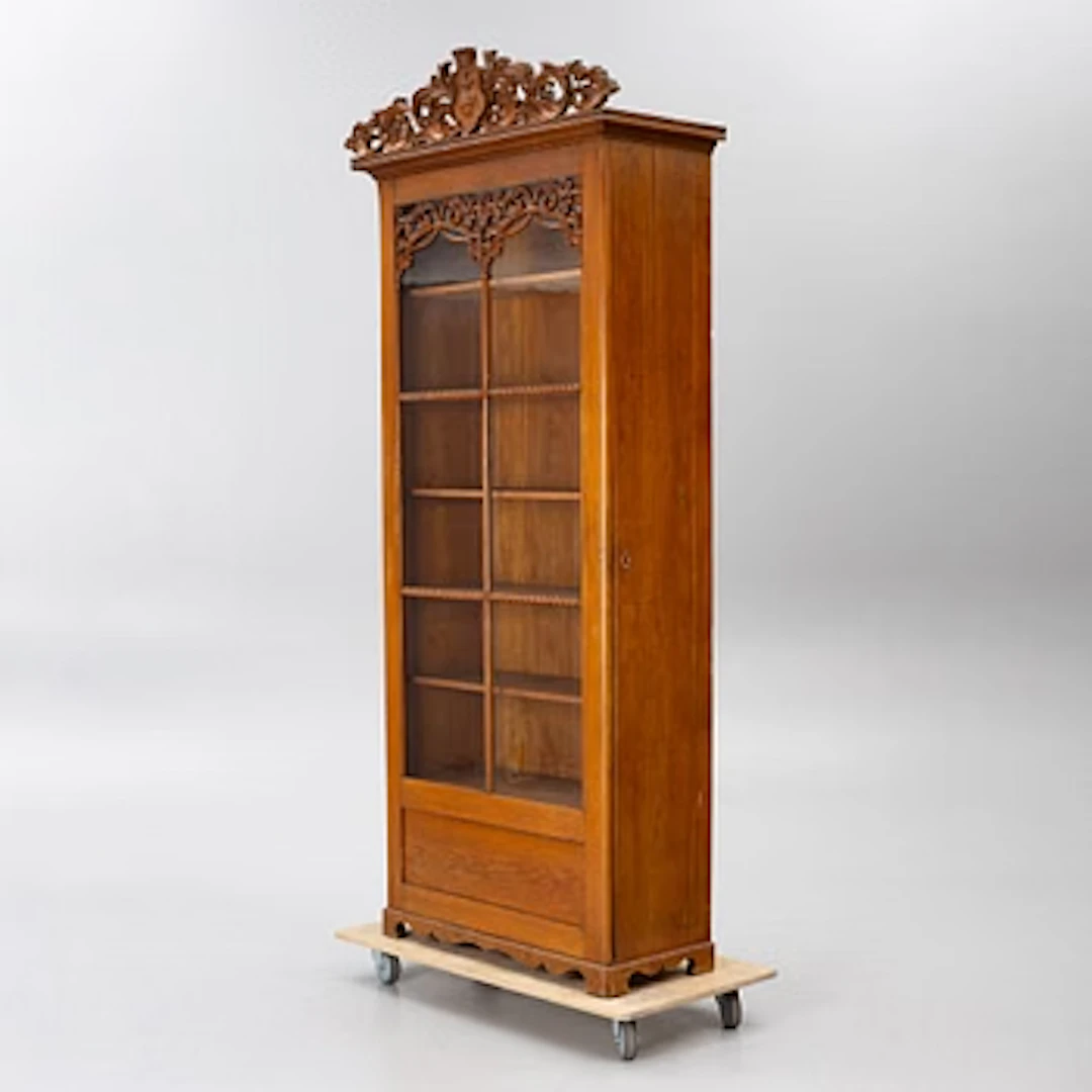A bookcase, late Empire, second half of the 19th century.
