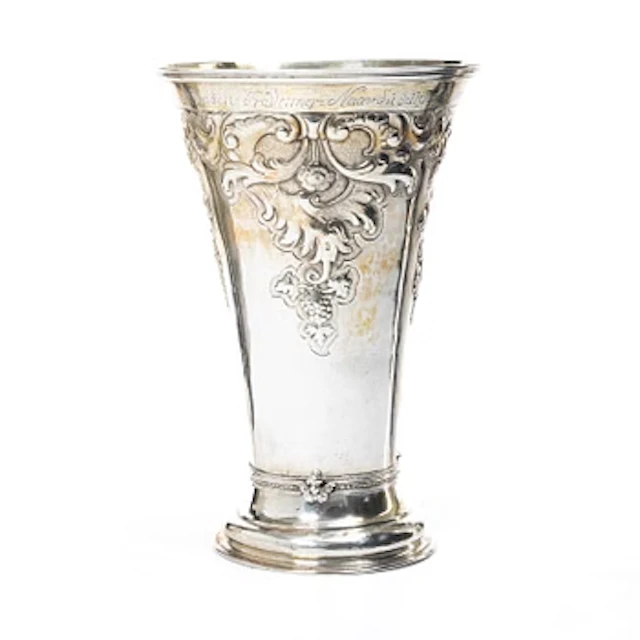A Danish silver beaker, assay marks of both Peter Nicolai von Haven