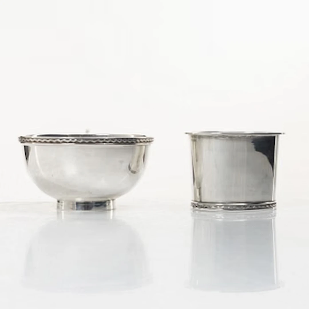 Eric Råström, Two silver bowls, Stockholm, 1968–69.