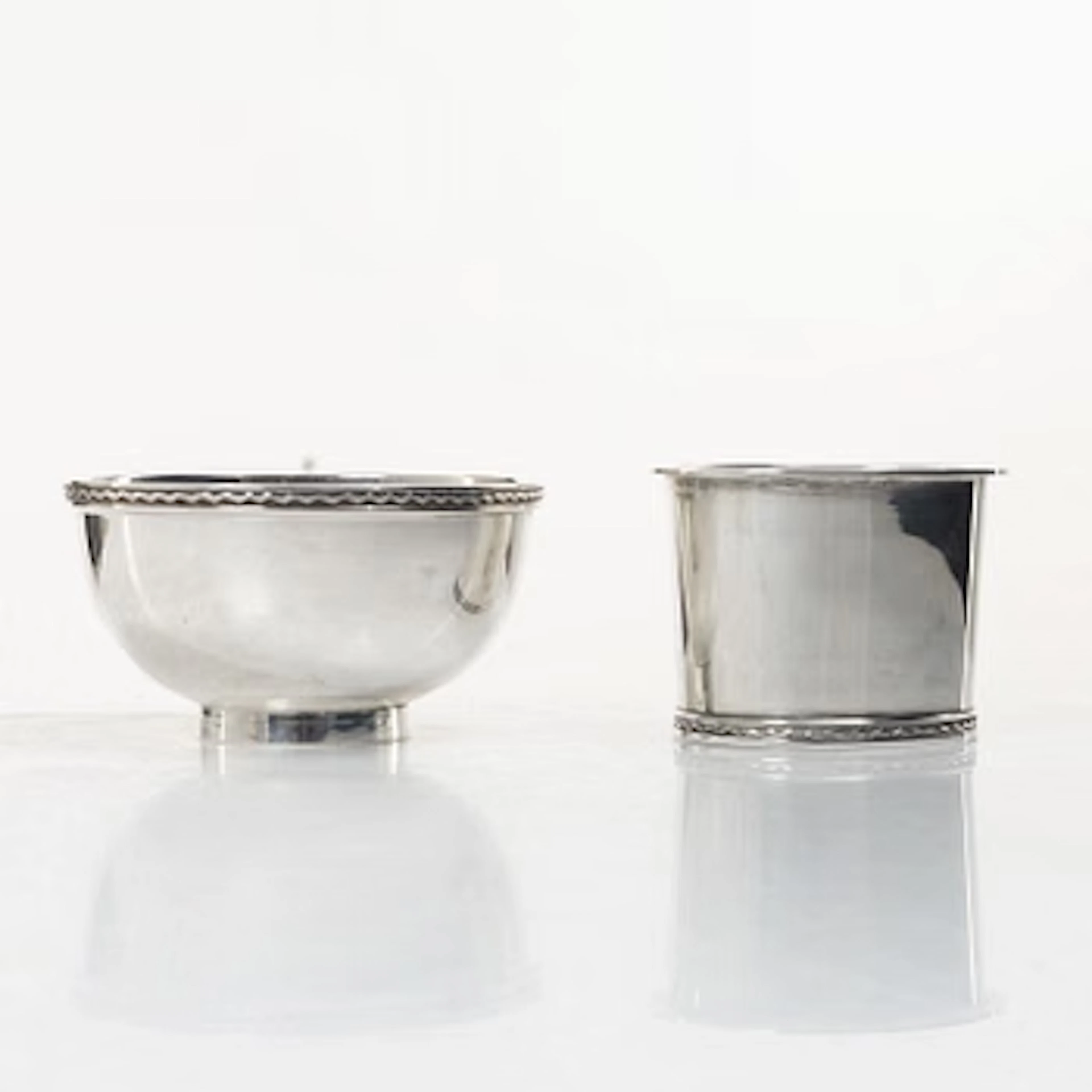 Eric Råström, Two silver bowls, Stockholm, 1968–69.