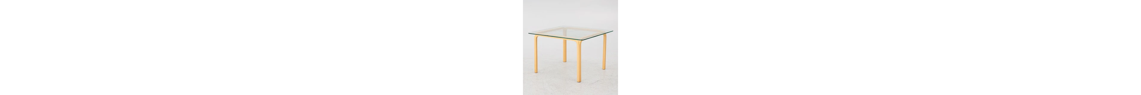 Alvar Aalto, a coffee table, model Y805, Artek, second half of the