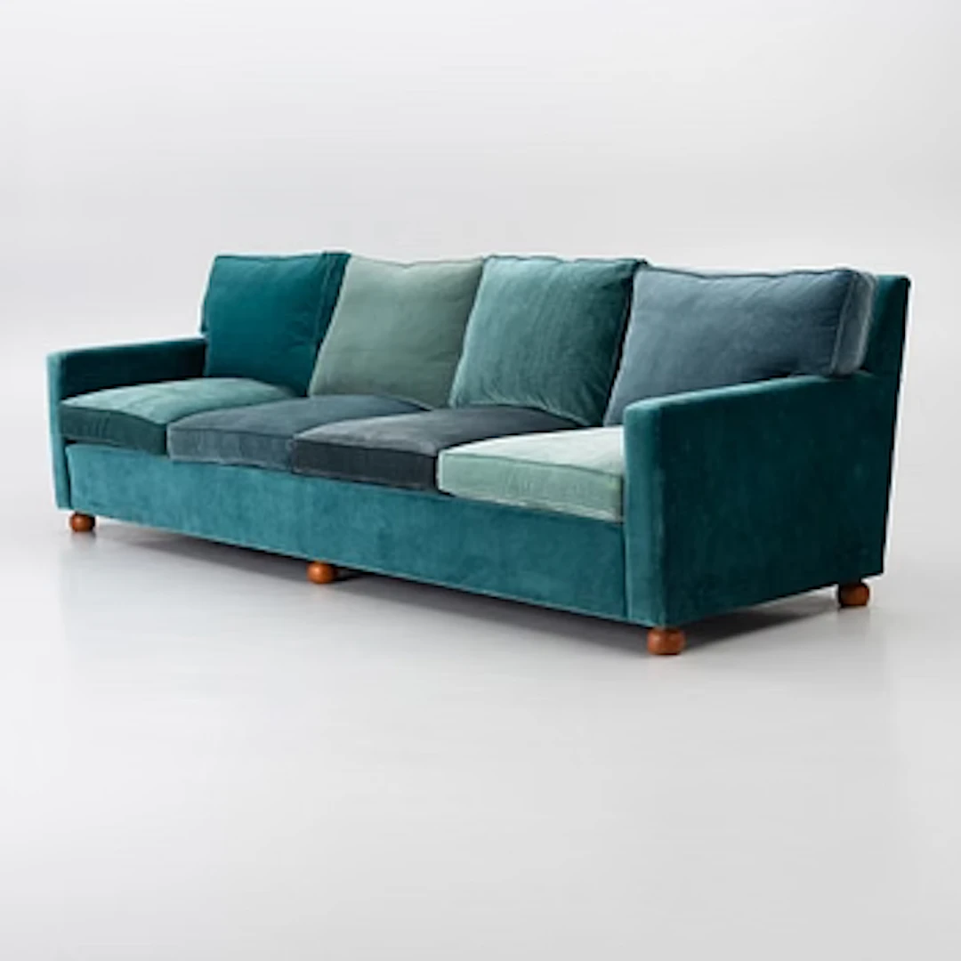 Josef Frank, a model 3031 sofa, Firma Svenskt Tenn, AB O.H: Sjögren, 2021.