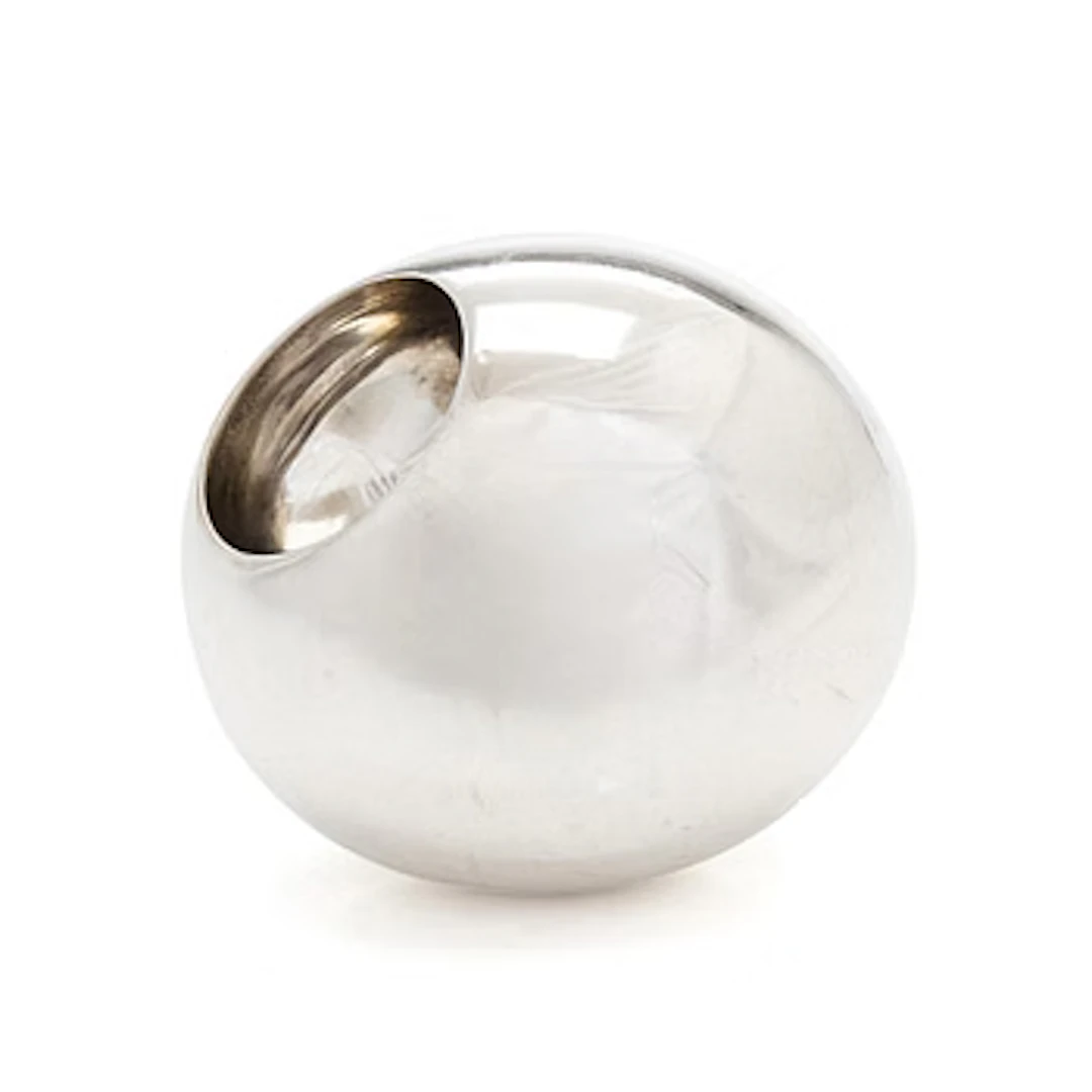 Georg Jensen, ring, "Cave", silver, designed by Jacqueline Rabun, circa 2000.