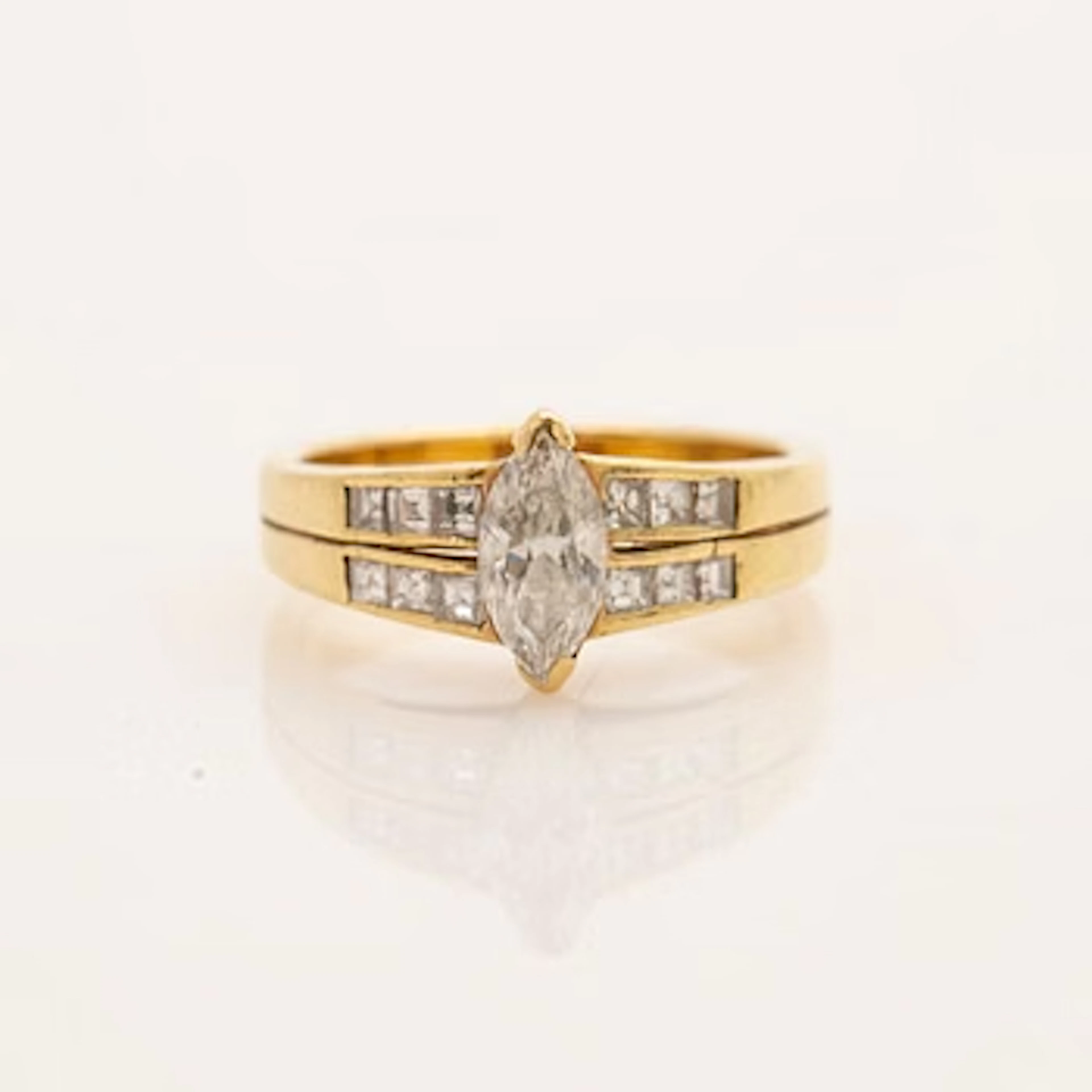 Ring, 18k gold with diamonds, Willy Wiemann.