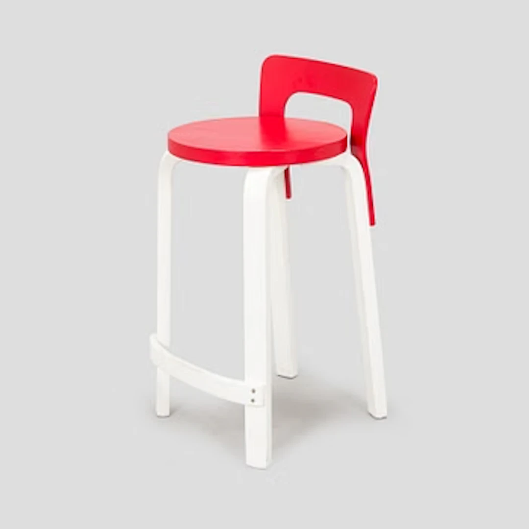 Alvar Aalto, Bar stool, model K65, Artek, 1960s/1970s.