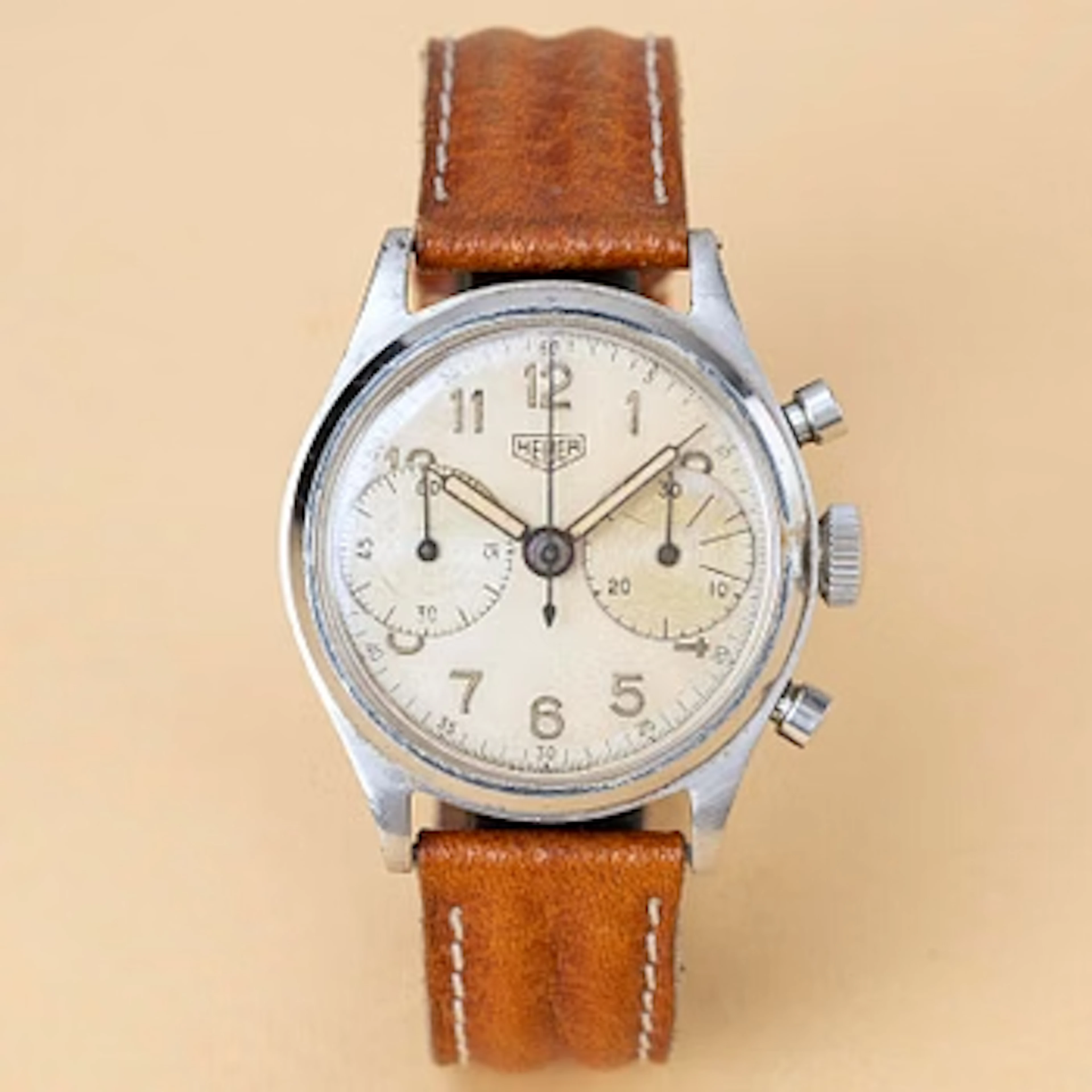 Heuer, "Big Eyes", "Radium", ca 1945.