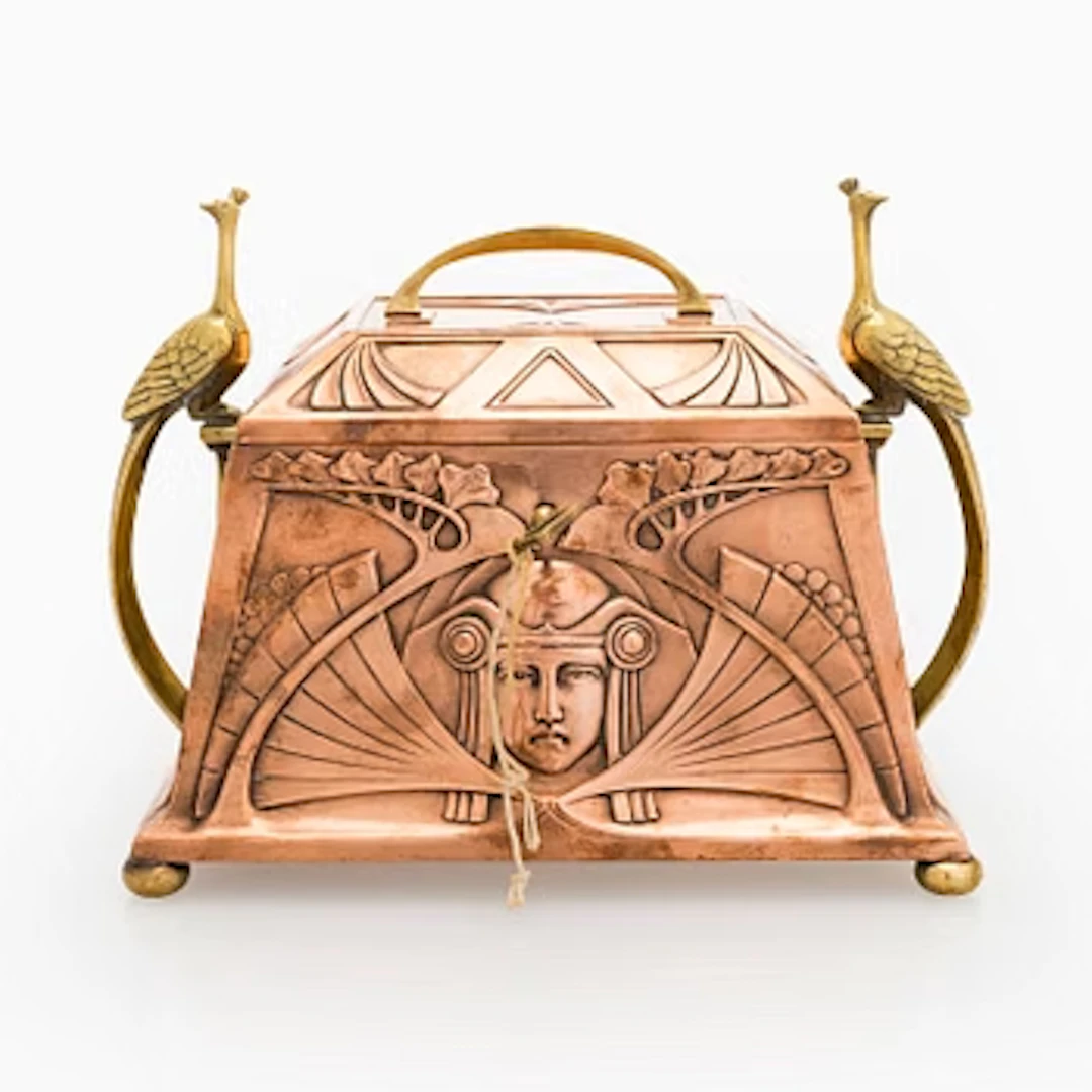 Box, WMF (Württembergische Metallwarenfabrik), early 20th century.