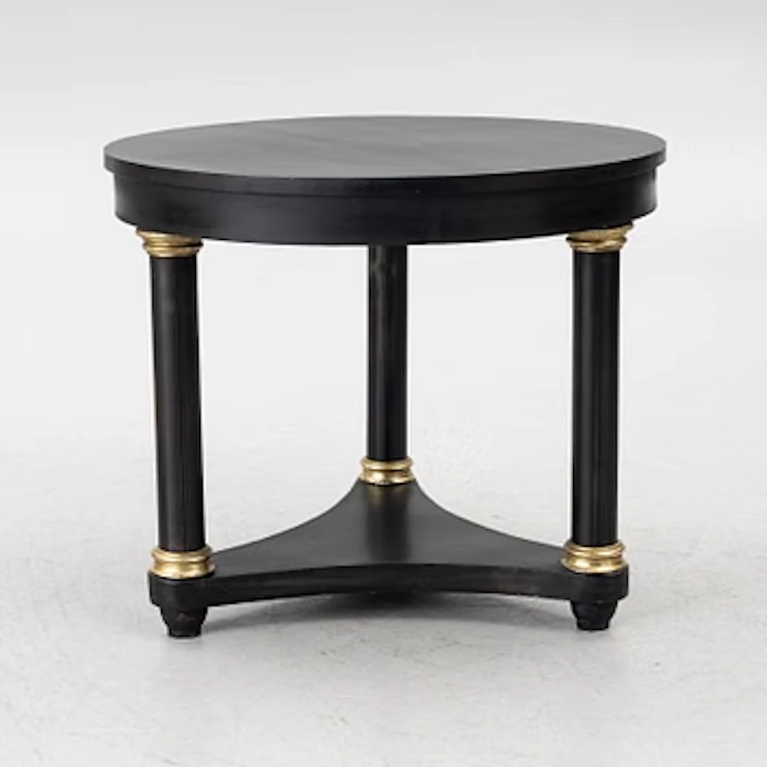Salon table, Empire style, contemporary.