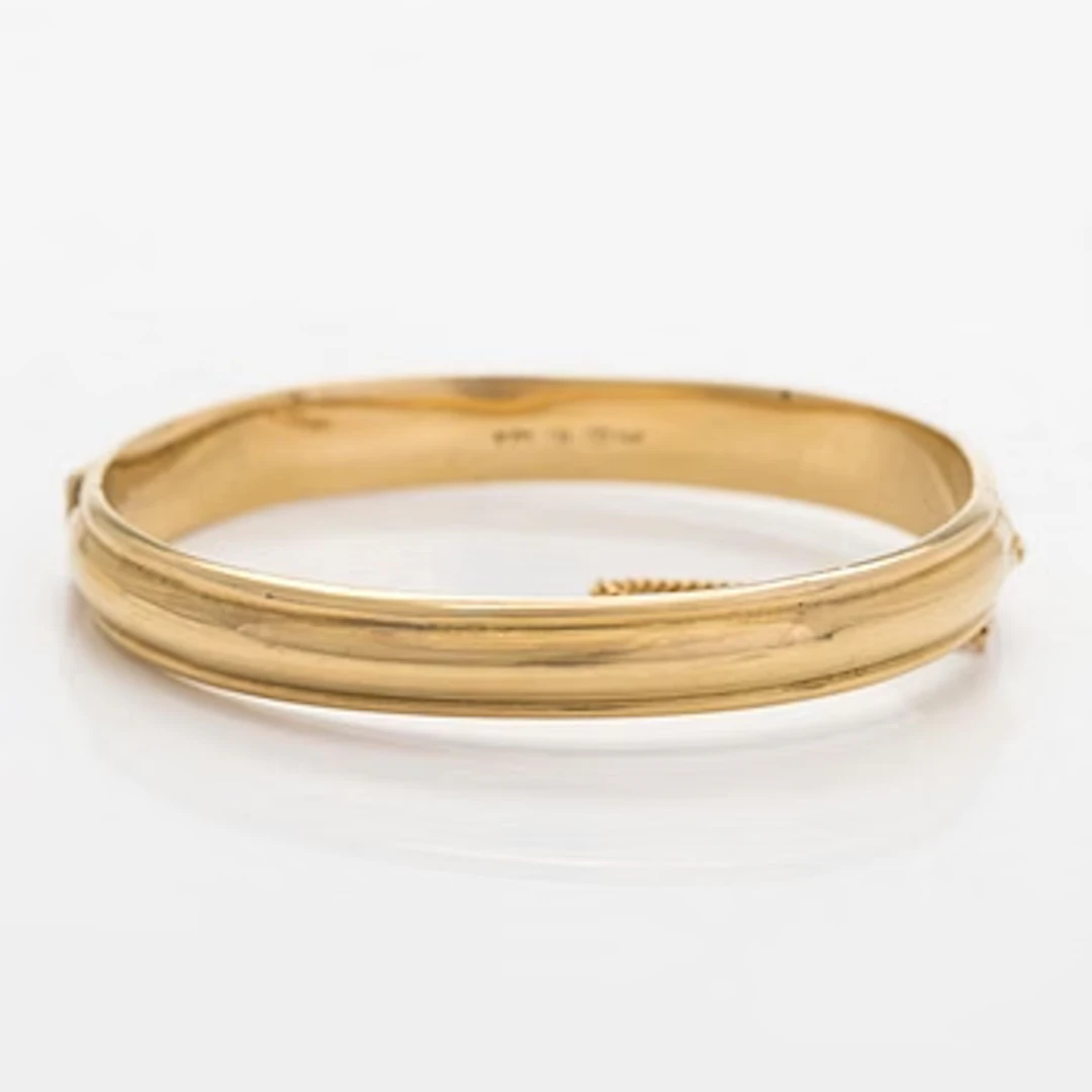 Bangle, 14K gold, Tillander, Helsinki 1951.