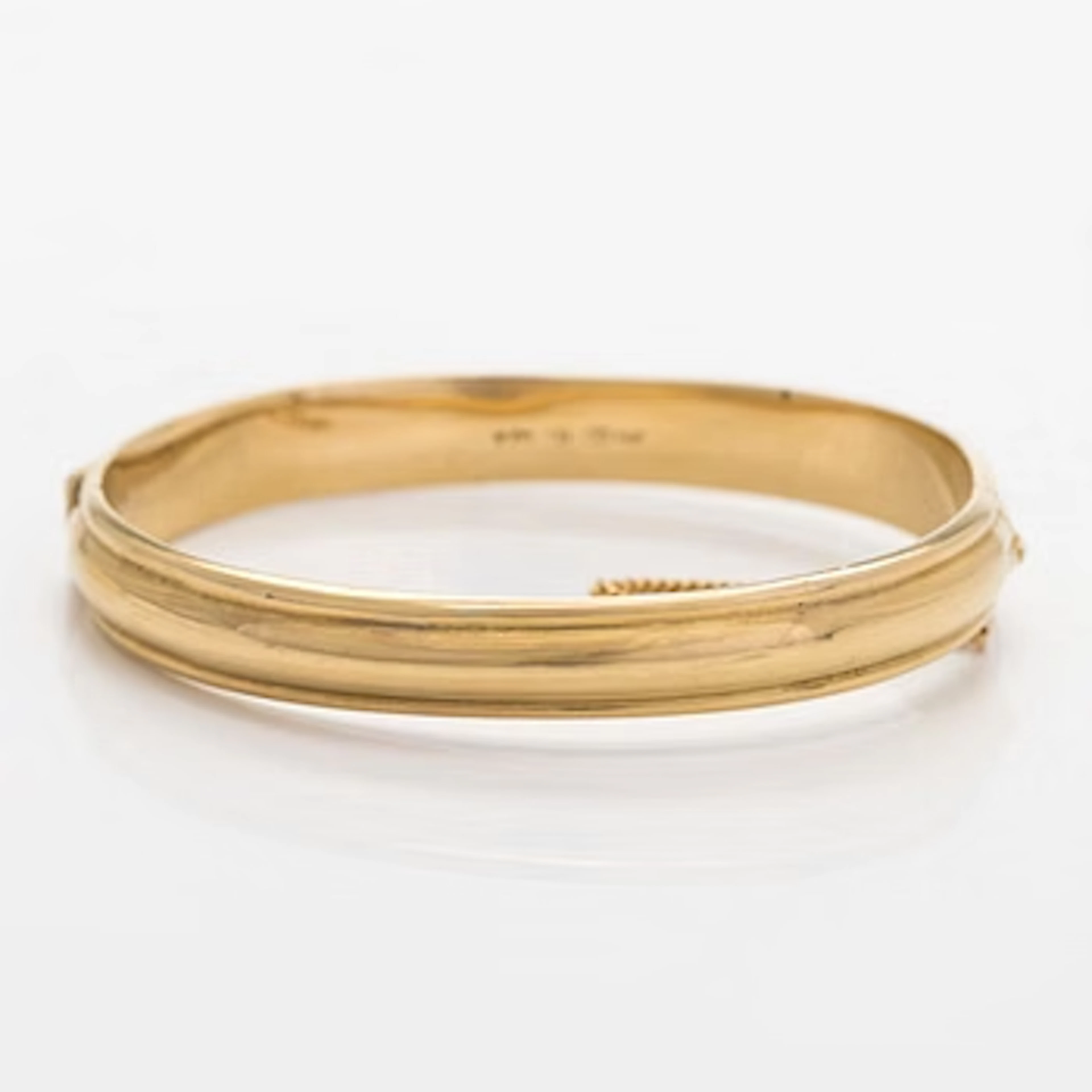 Bangle, 14K gold, Tillander, Helsinki 1951.