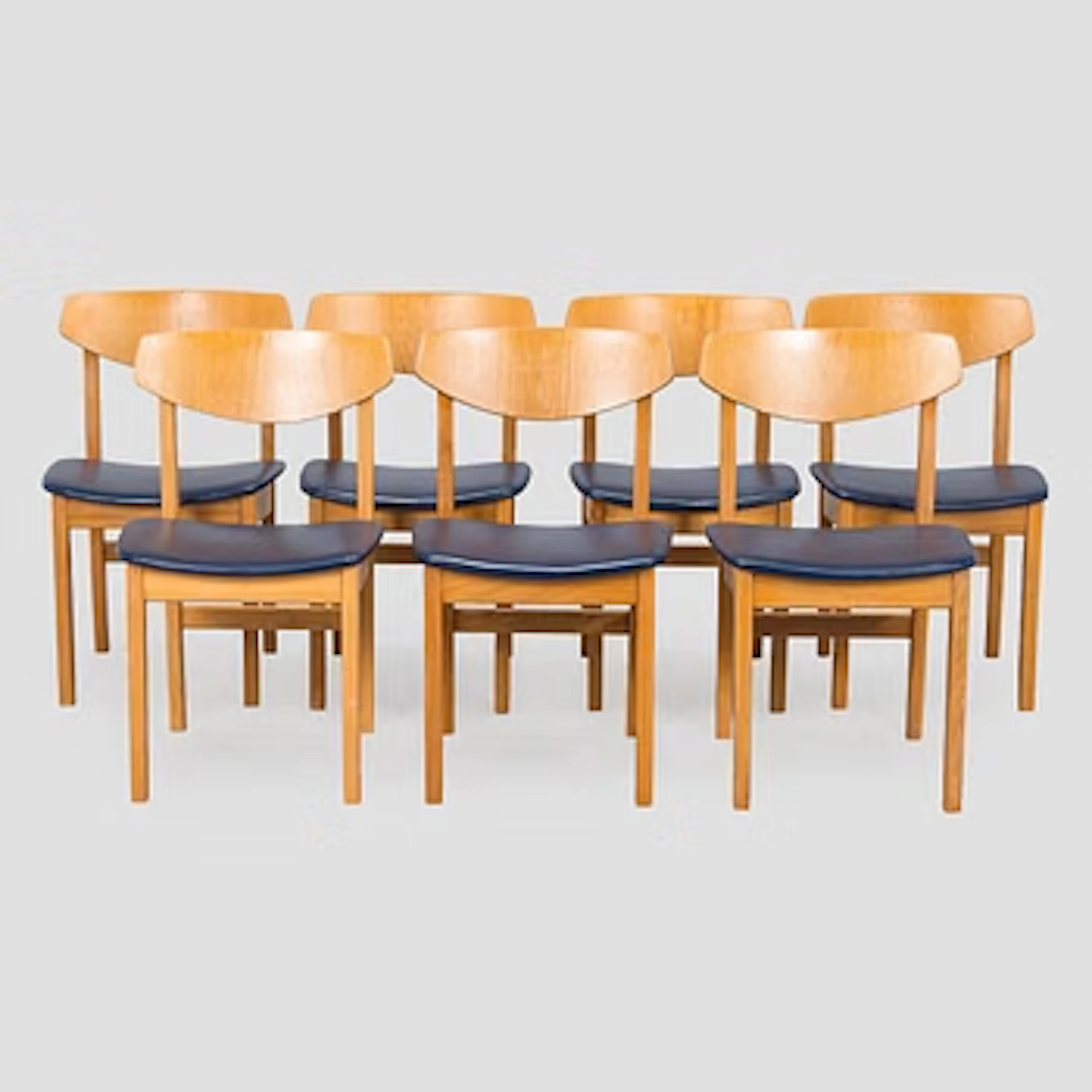 Lasse Ollinkari, seven 1960s "Ervi chairs" for Artek.