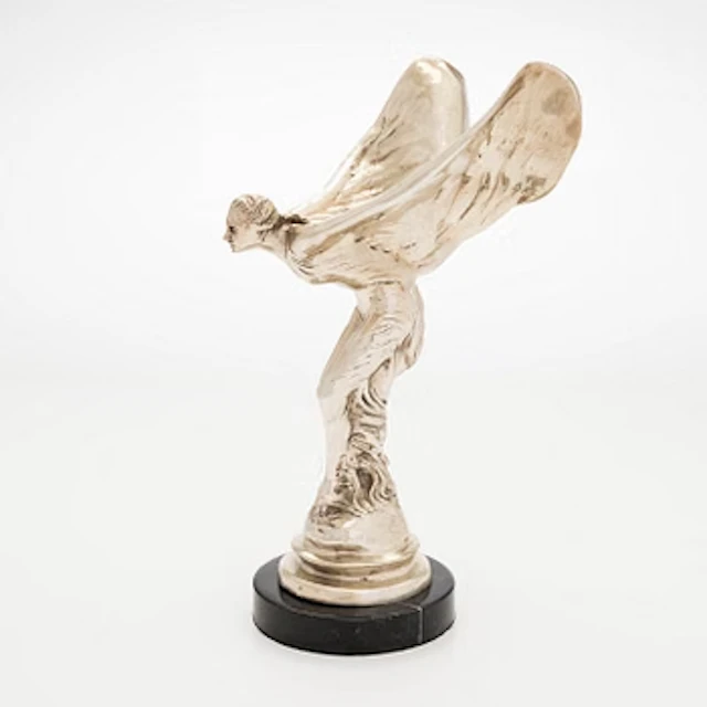 A "Spirit of Ecstasy" sculpture, symbol of Rolls-Royce, 20th century.