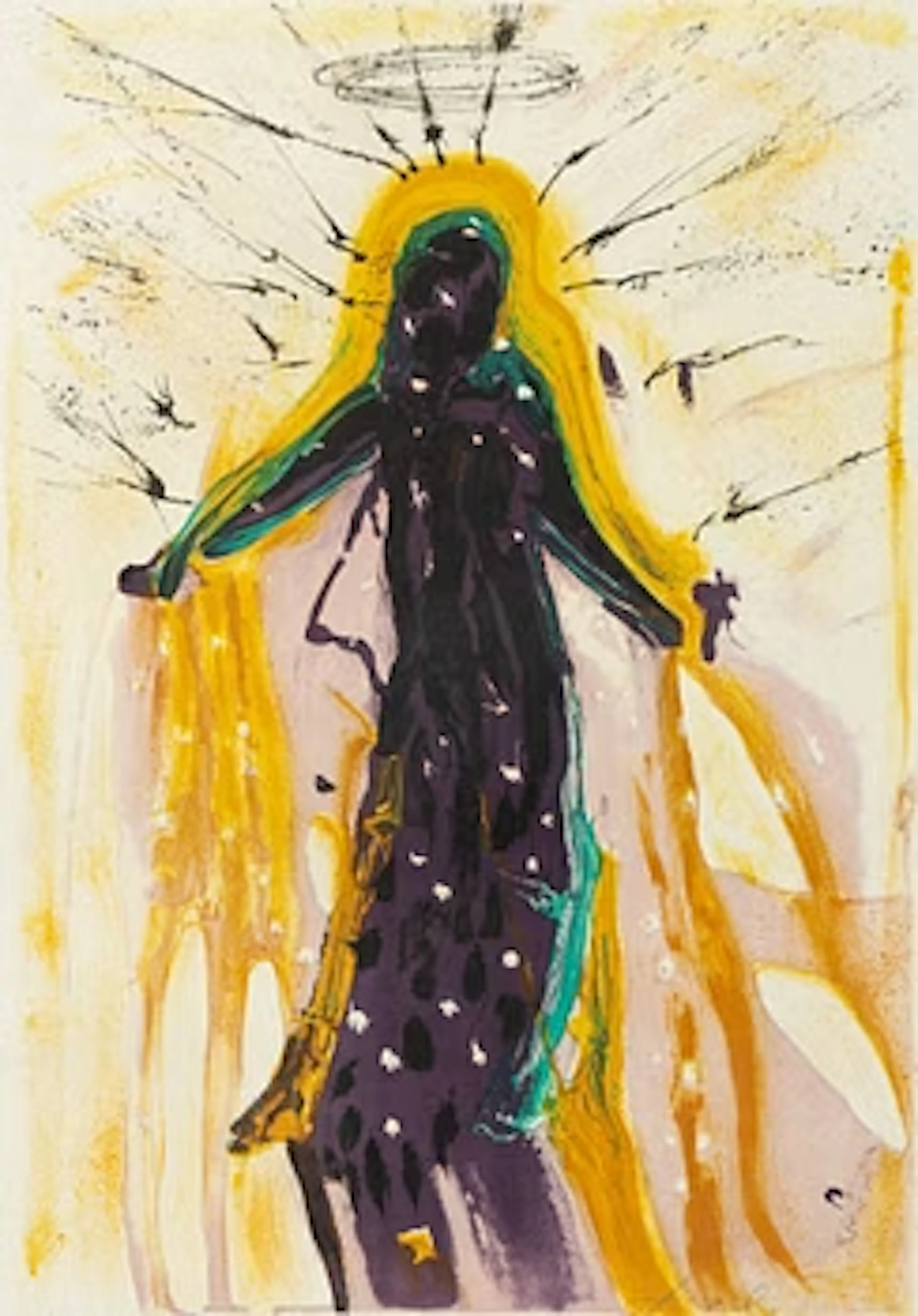 Salvador Dalí, "The Snow Queen". From Andersen's Fairy Tales.