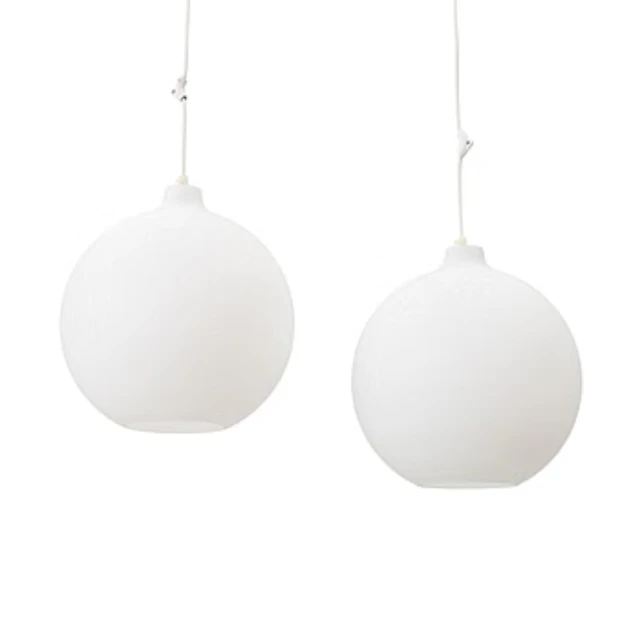Vilhelm Wohlert, Ceiling lamps, a pair, “Satellit” for Louis Poulsen