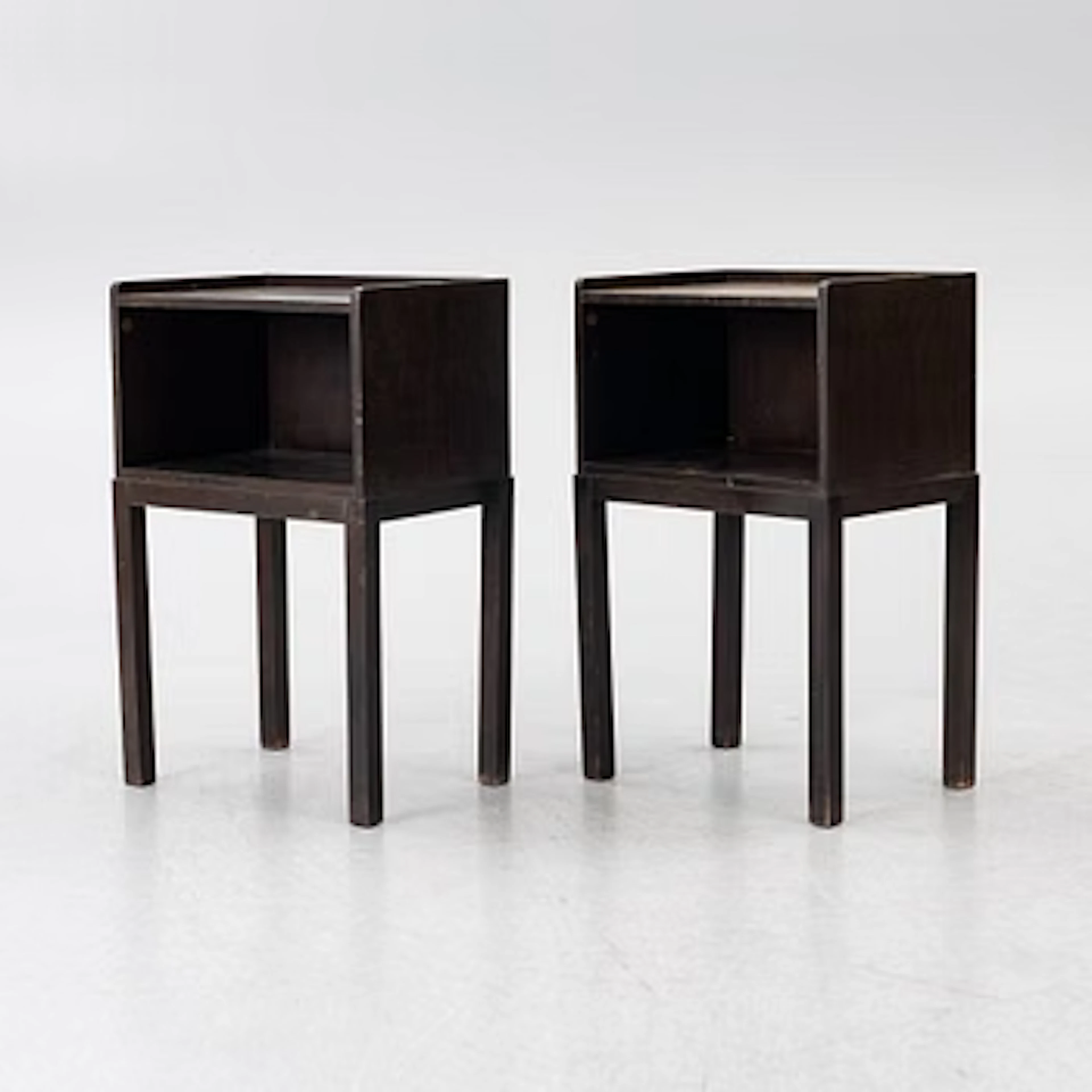 Axel Einar Hjorth, a pair of 'Typenko' bedside tables, Nordiska Kompaniet
