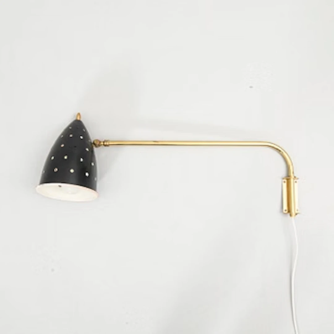 Wall lamp, Eskilstuna Armaturfabrik, mid-20th century.