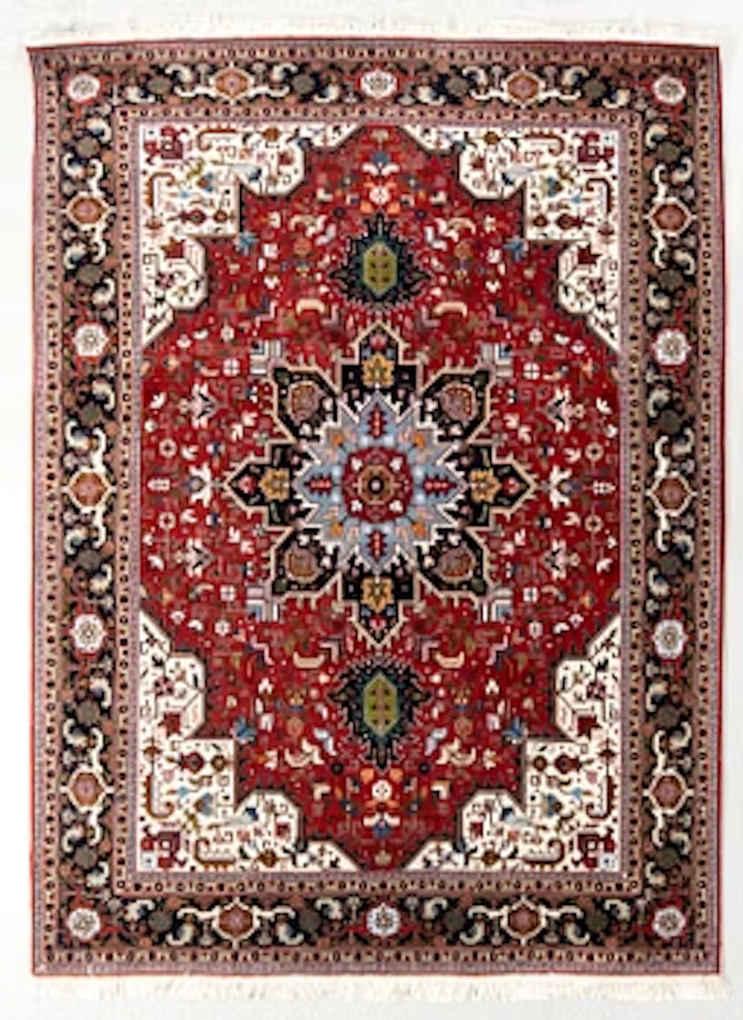 Carpet, Tabriz, approx. 201 x 146 cm.