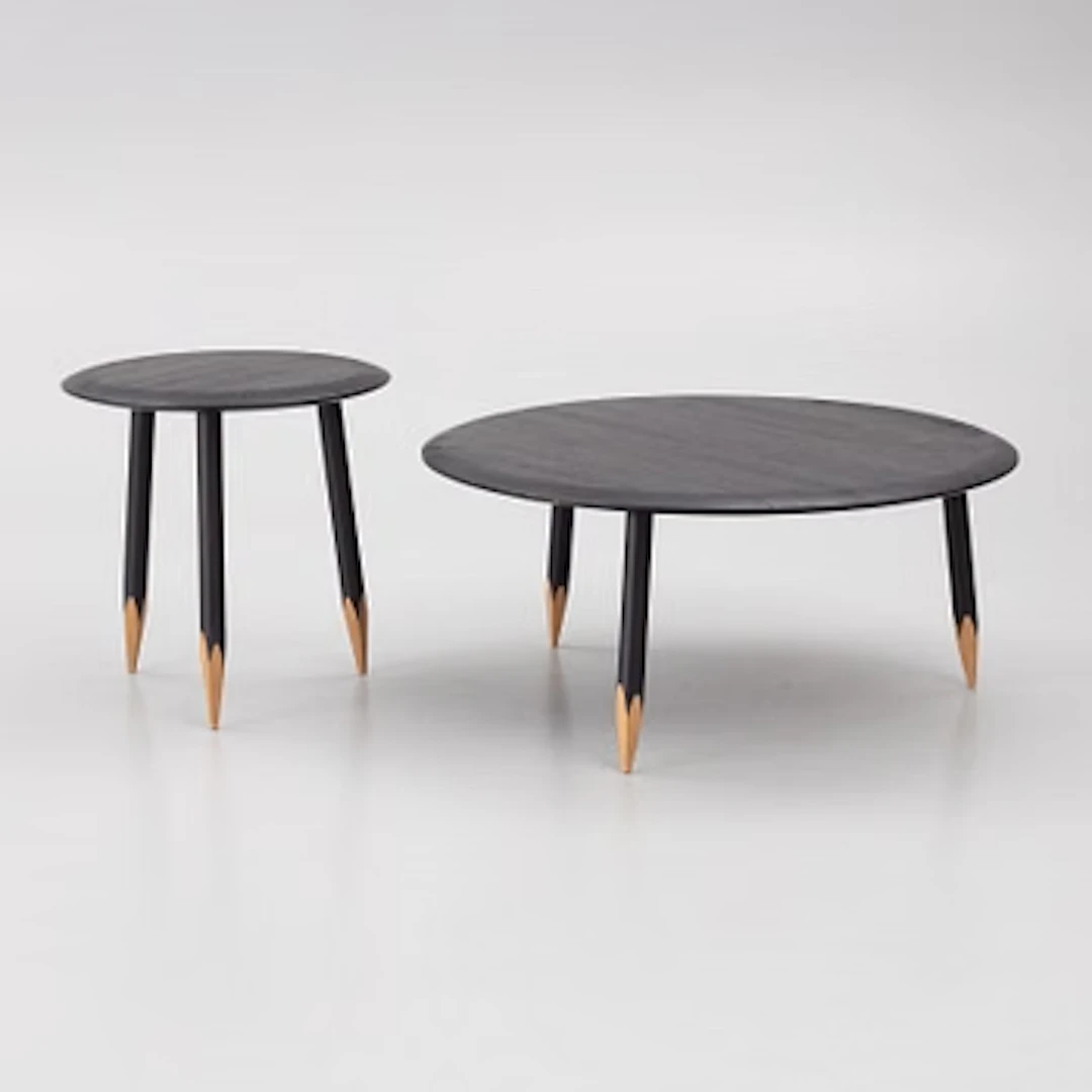 Samuel Wilkinson, Coffee Tables, 2 pcs, “Hoof Table”, &Tradition