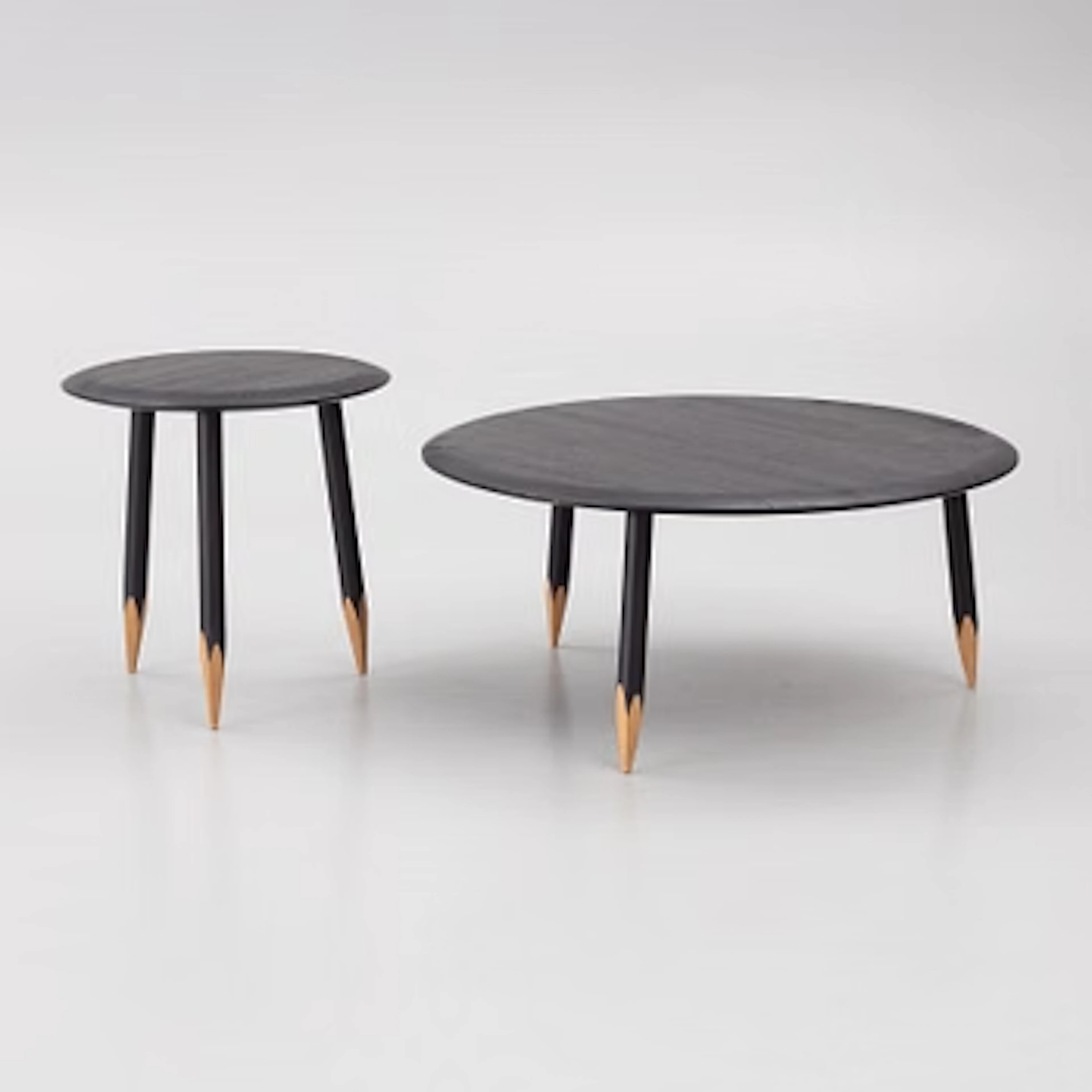 Samuel Wilkinson, Coffee Tables, 2 pcs, “Hoof Table”, &Tradition
