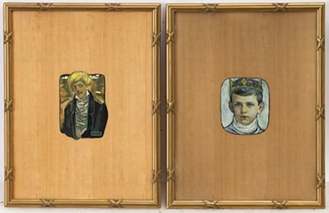 Bror Hillgren, Portrait of a Young Man and a Portrait of a Prince.
