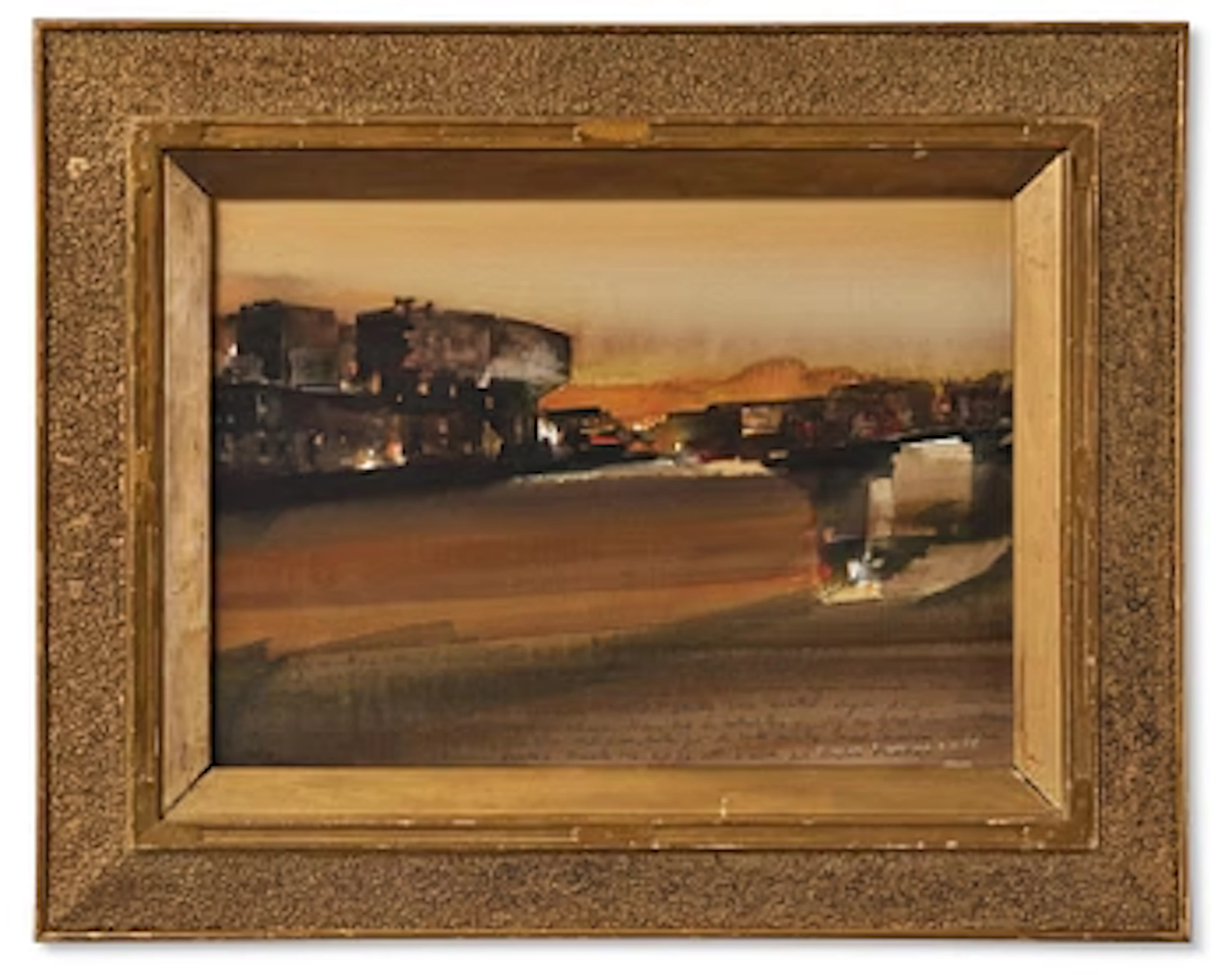 Lars Lerin, "Agadir, kväll".
