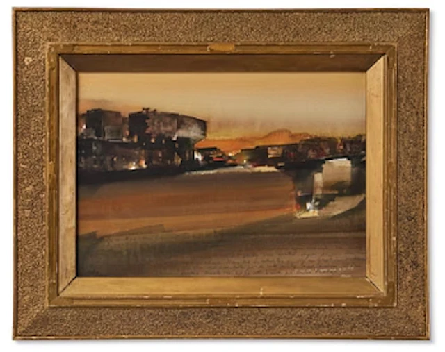 Lars Lerin, "Agadir, kväll".