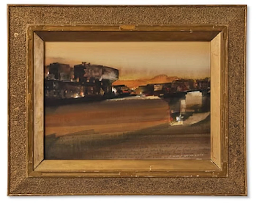Lars Lerin, "Agadir, kväll".