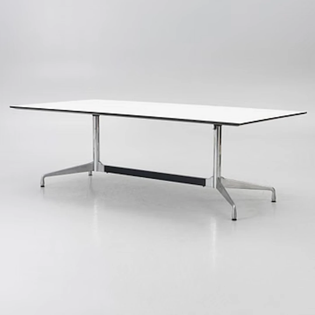Charles & Ray Eames, A dining table, “Segmented Table”, Vitra, 2000s.