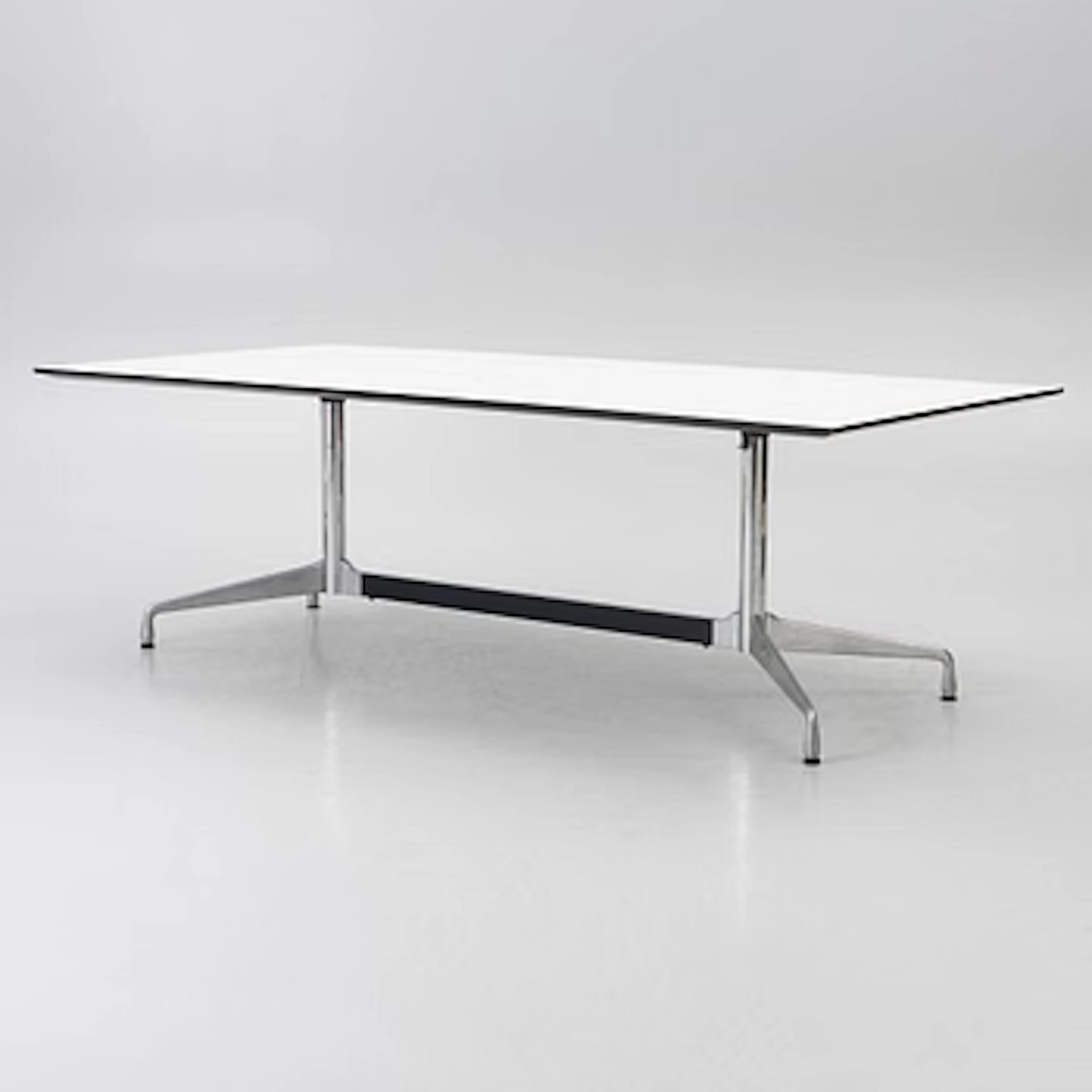 Charles & Ray Eames, A dining table, “Segmented Table”, Vitra, 2000s.
