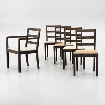 Axel Einar Hjorth, five 'Typenko' chairs, Nordiska Kompaniet, 1933.