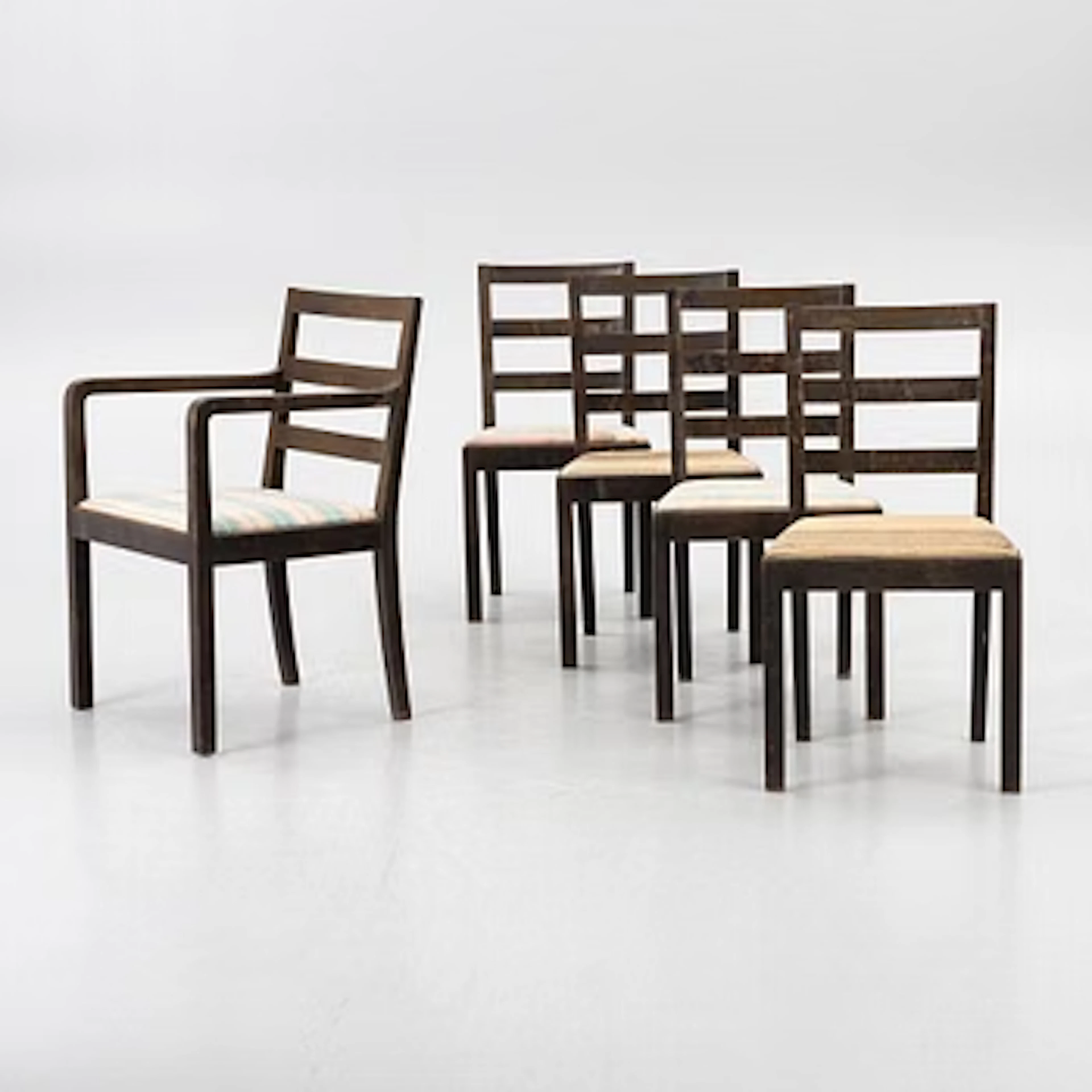 Axel Einar Hjorth, five 'Typenko' chairs, Nordiska Kompaniet, 1933.