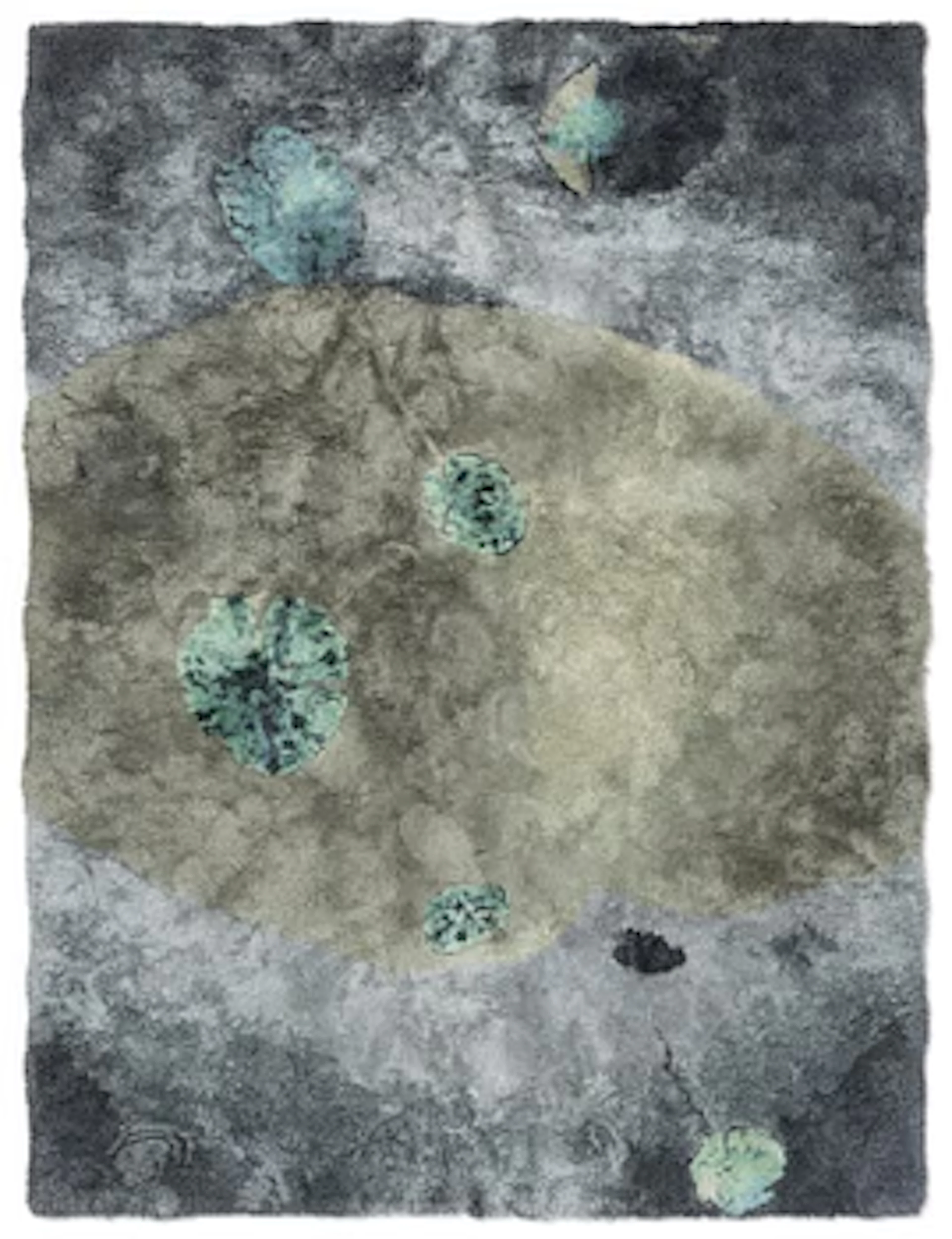 Denise Grünstein, a 'Lacus II' carpet, hand tufted, ca 300 x 226 cm