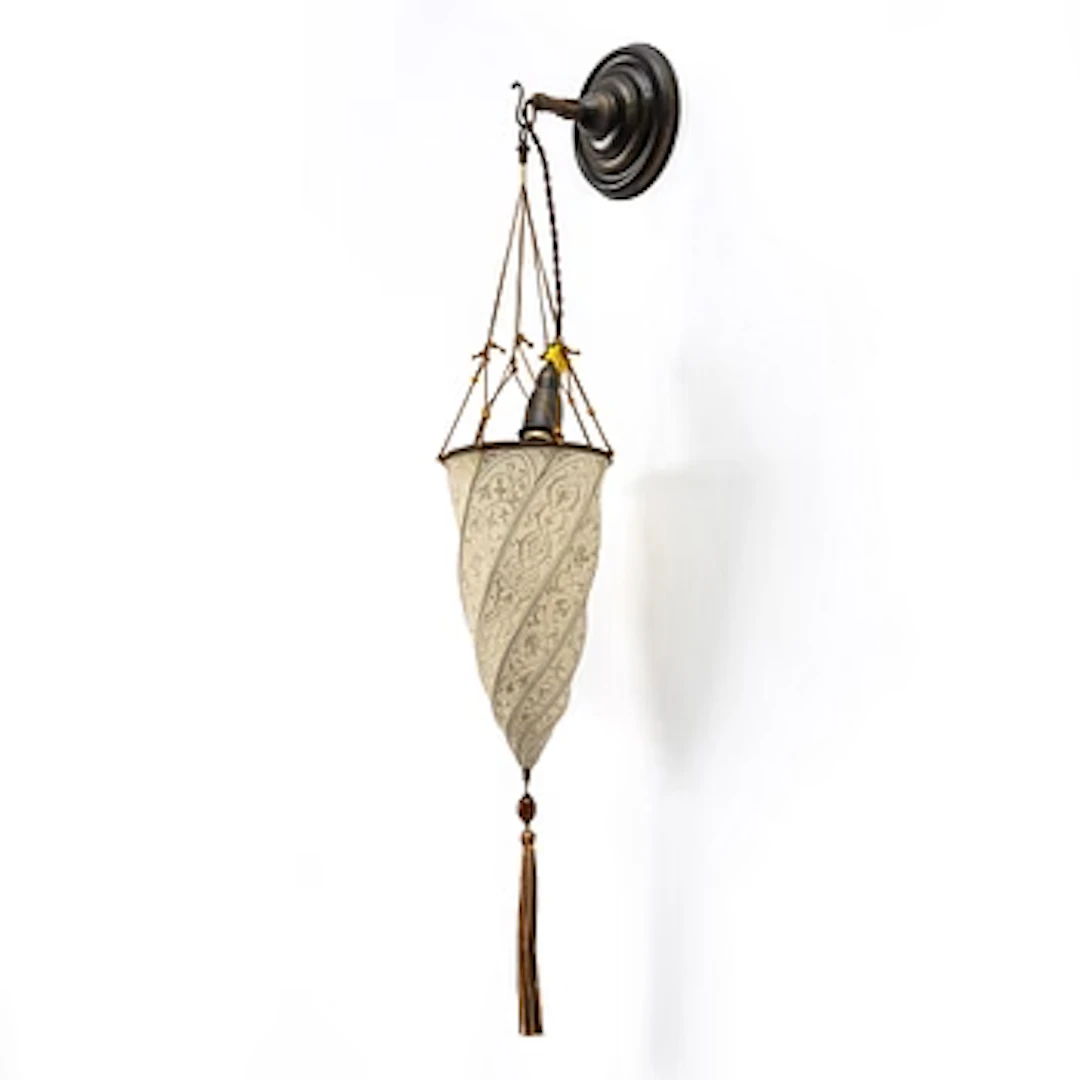 Mariano Fortuny, a 'Scheherazade' wall lamp, Venetia Studium, Venice