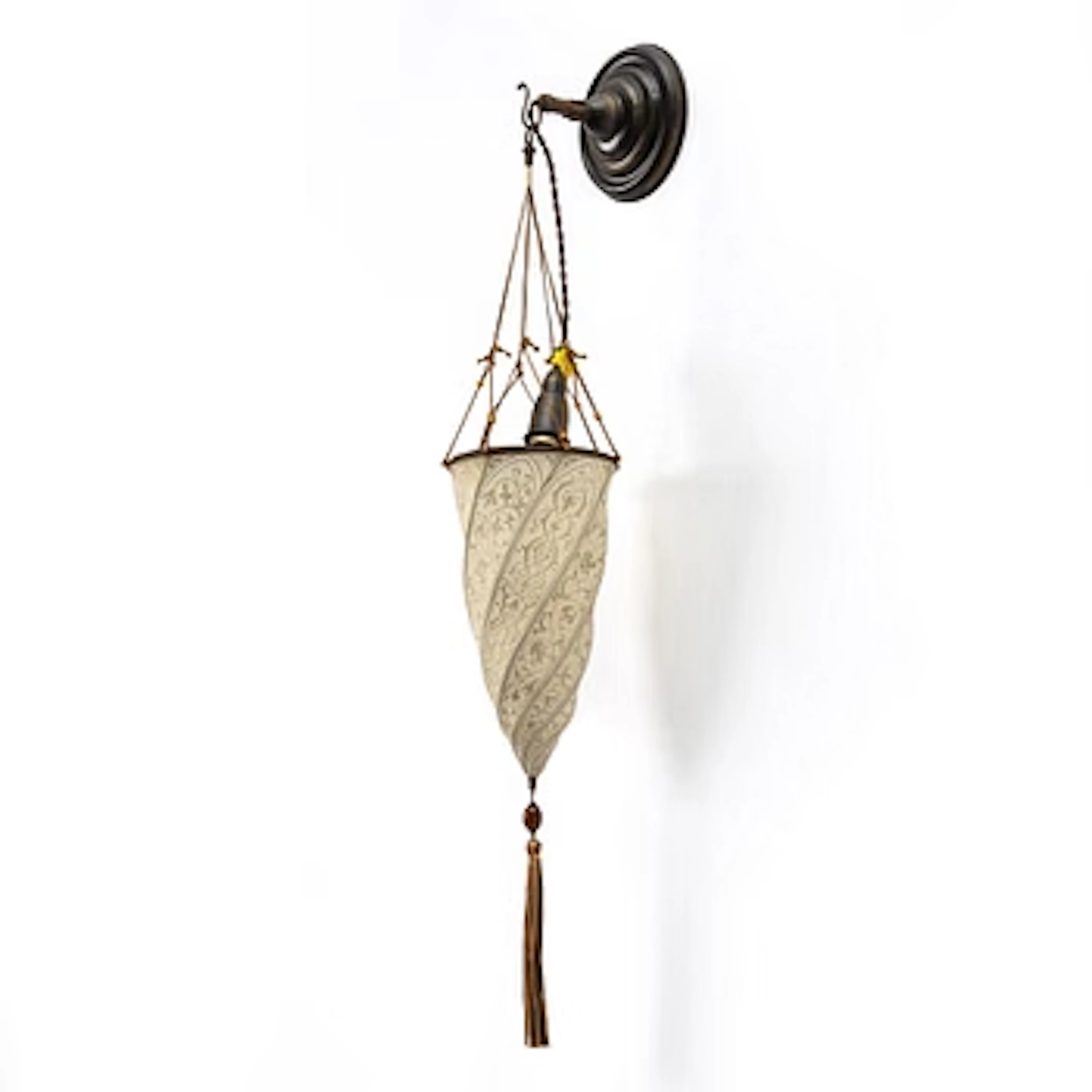 Mariano Fortuny, a 'Scheherazade' wall lamp, Venetia Studium, Venice