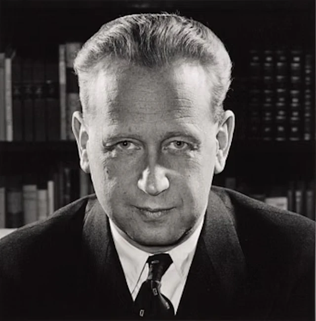 Lennart Nilsson, "Dag Hammarskjöld", 1953.