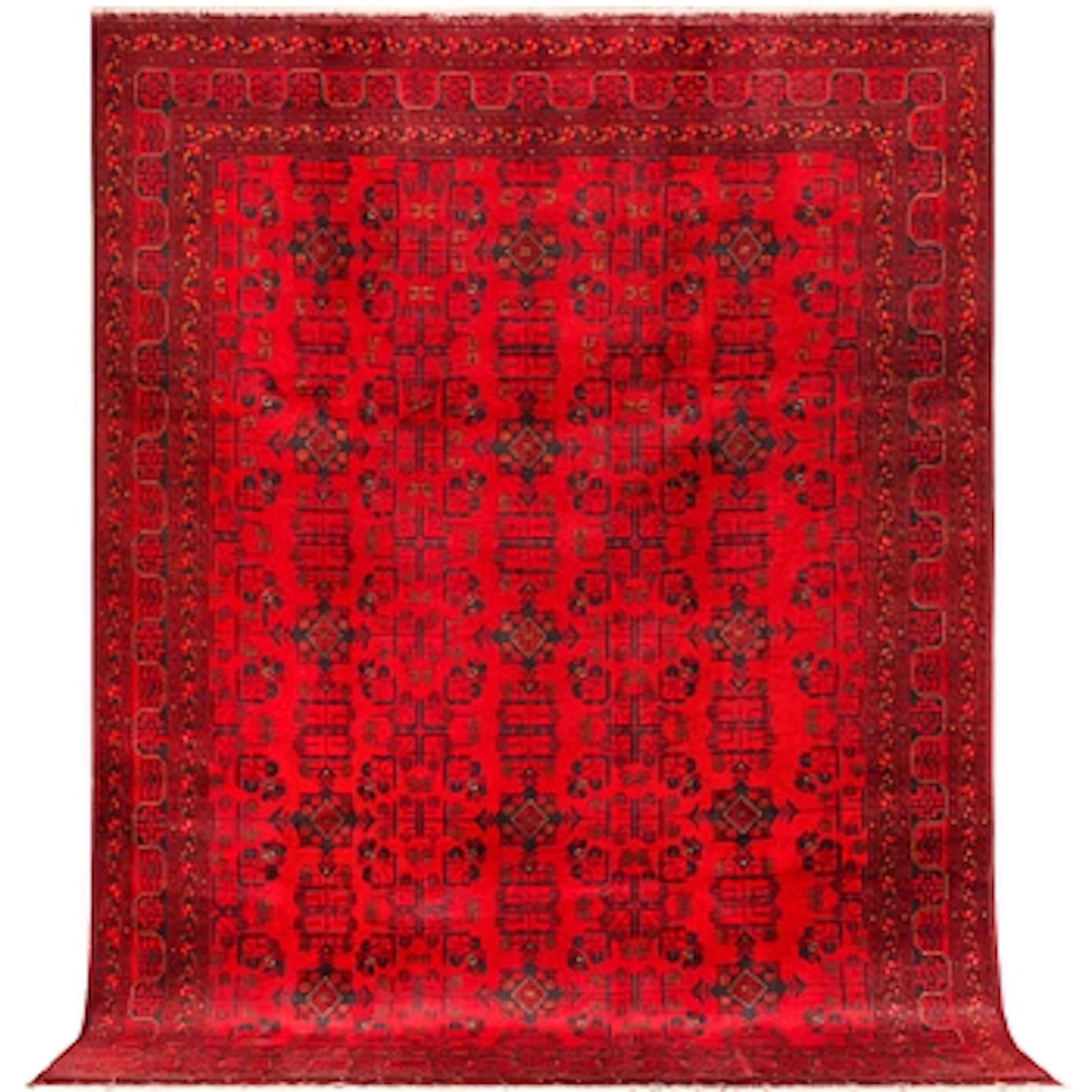 An Afghan Mamluk carpet, c. 285 x 205 cm.
