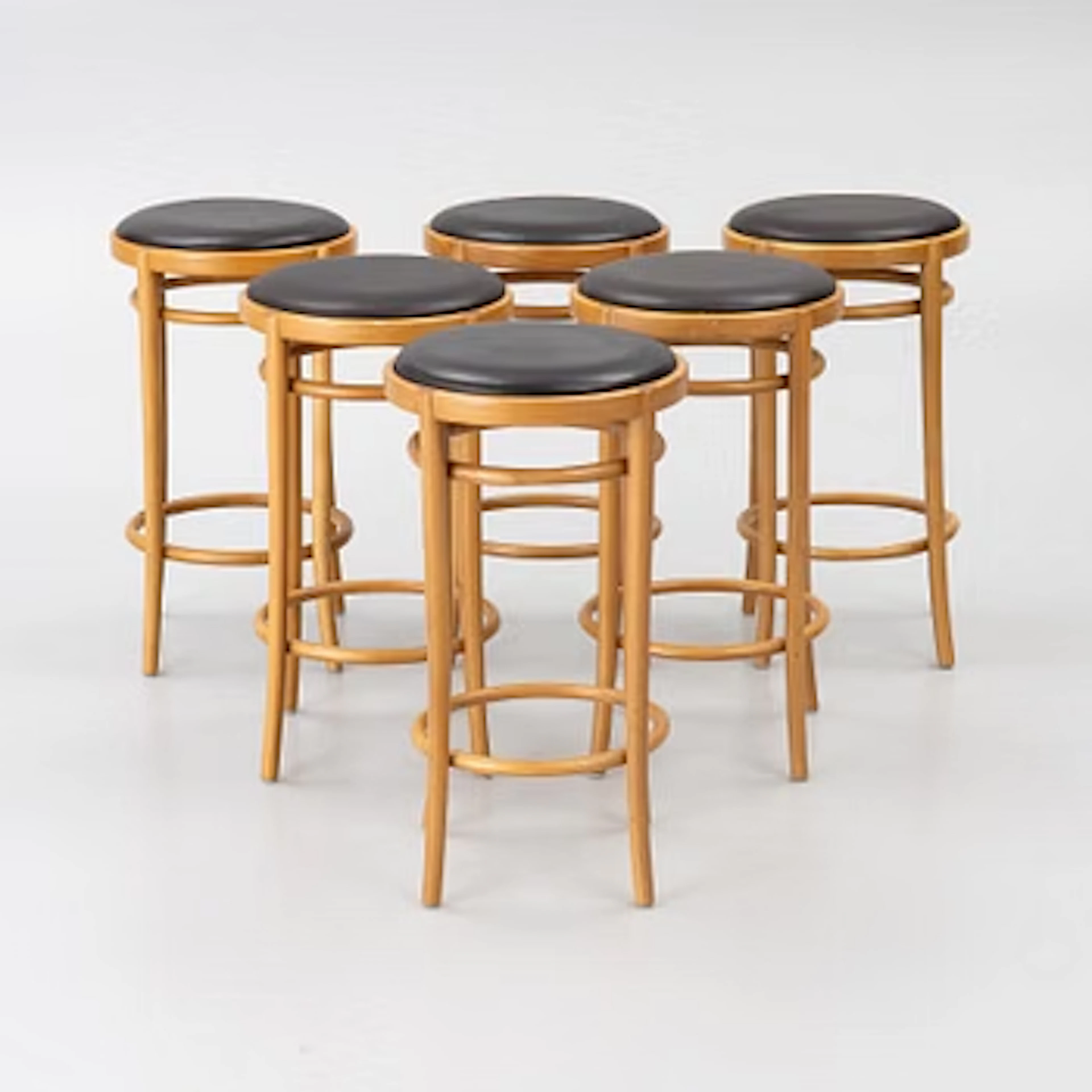 Six 'Josefin' bar stools, Gemla Fabrikers AB, 2008.