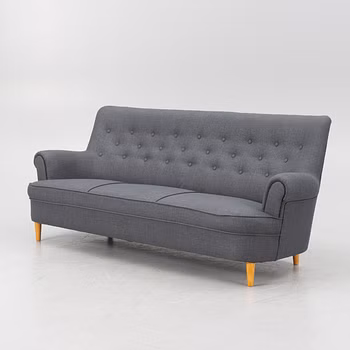 Carl Malmsten, sofa, "Hemmakväll", second half of the 20th century.