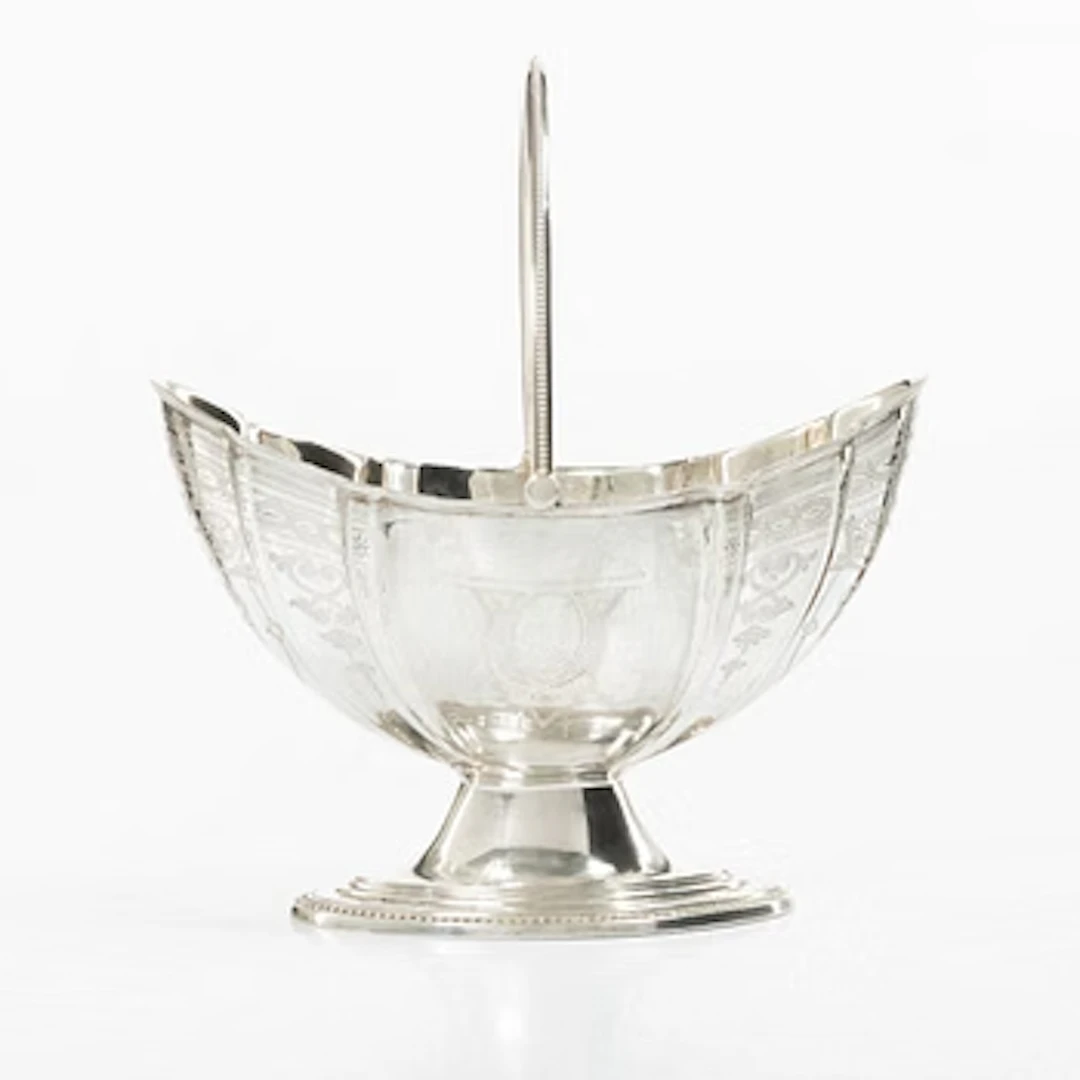 An English silver sweetmeat dish, mark of James Dixon & Sons Ltd