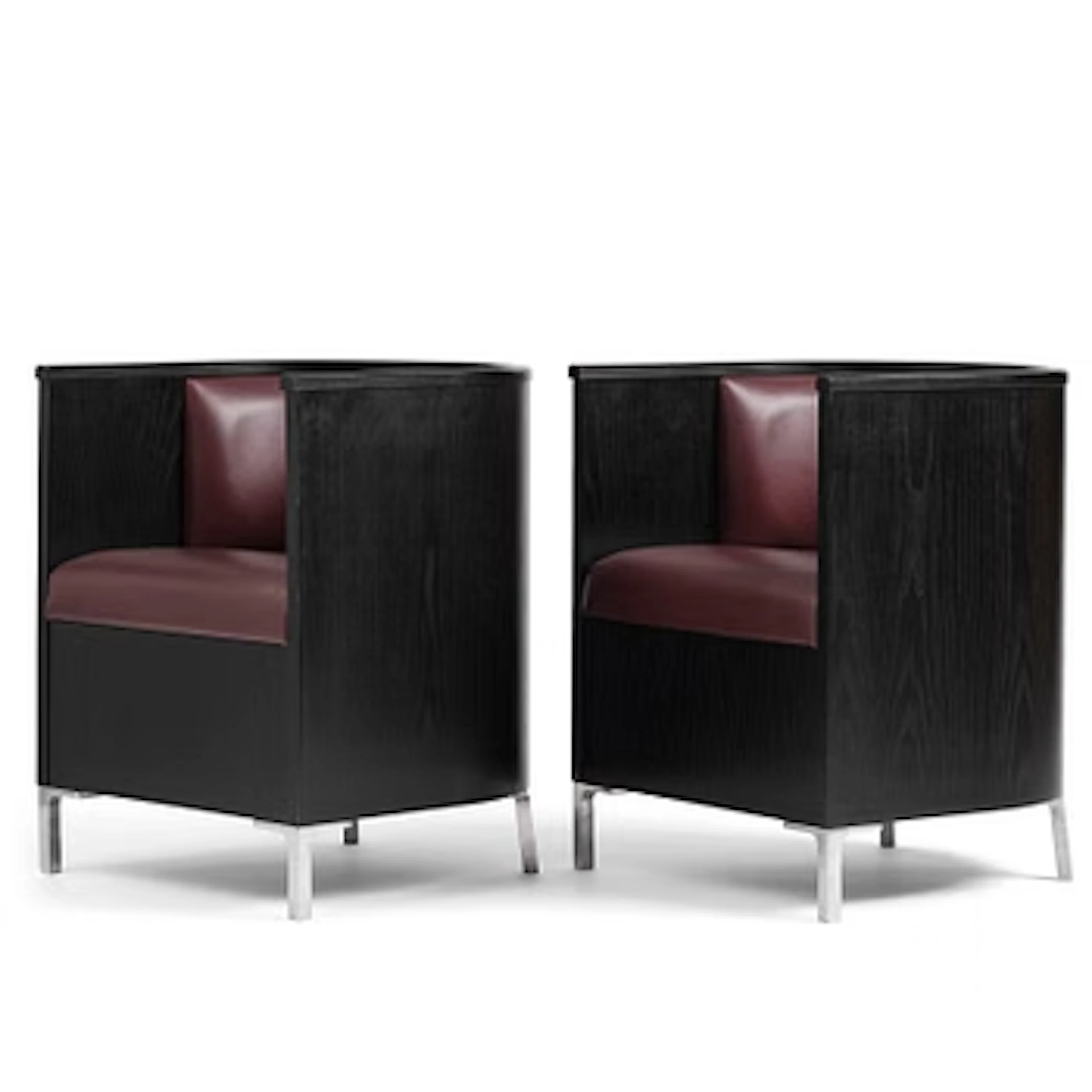 Mats Theselius, a pair of “Theselius Trä” armchairs, Källemo, Värnamo
