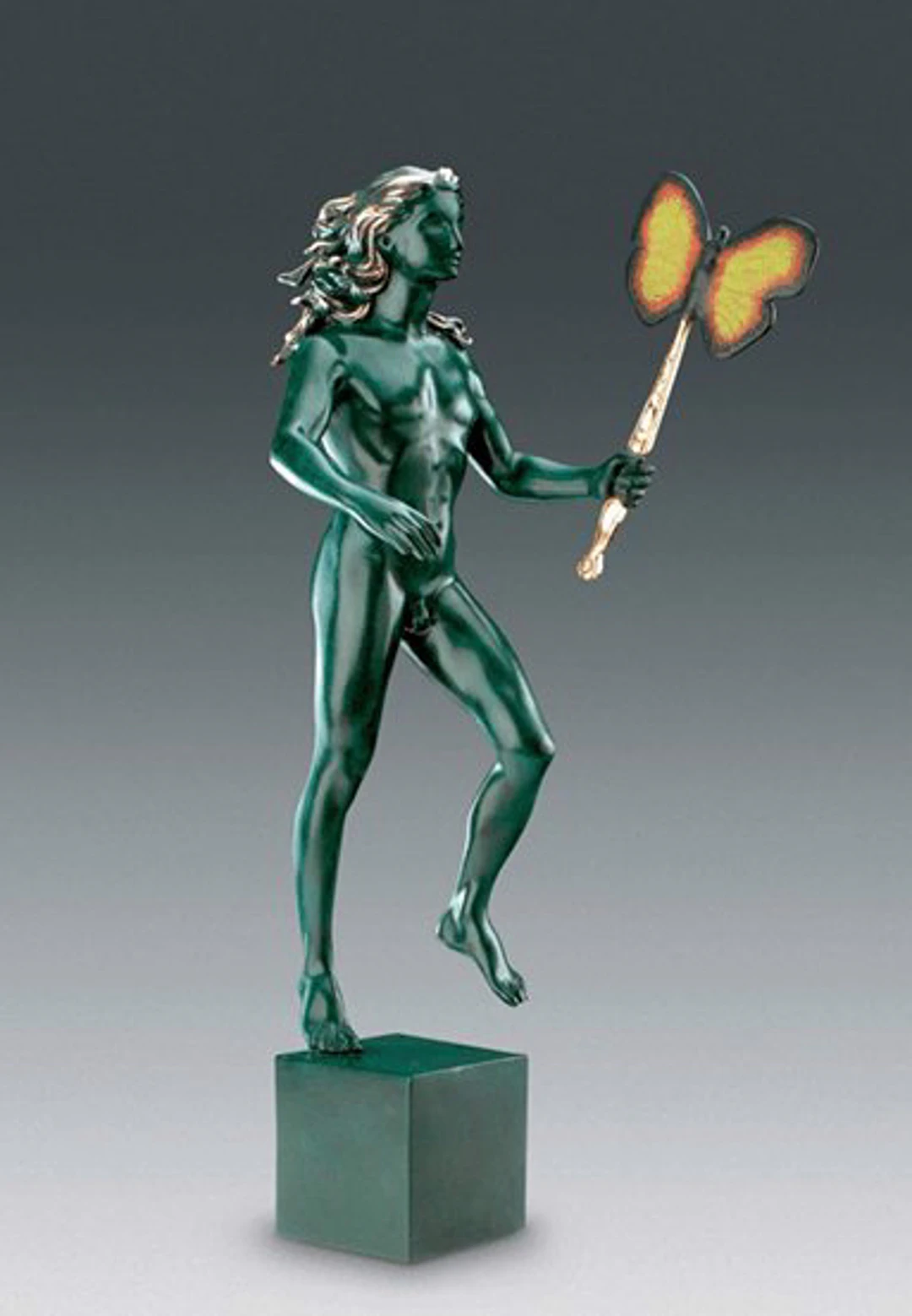 Man with Butterfly - Salvador Dali
