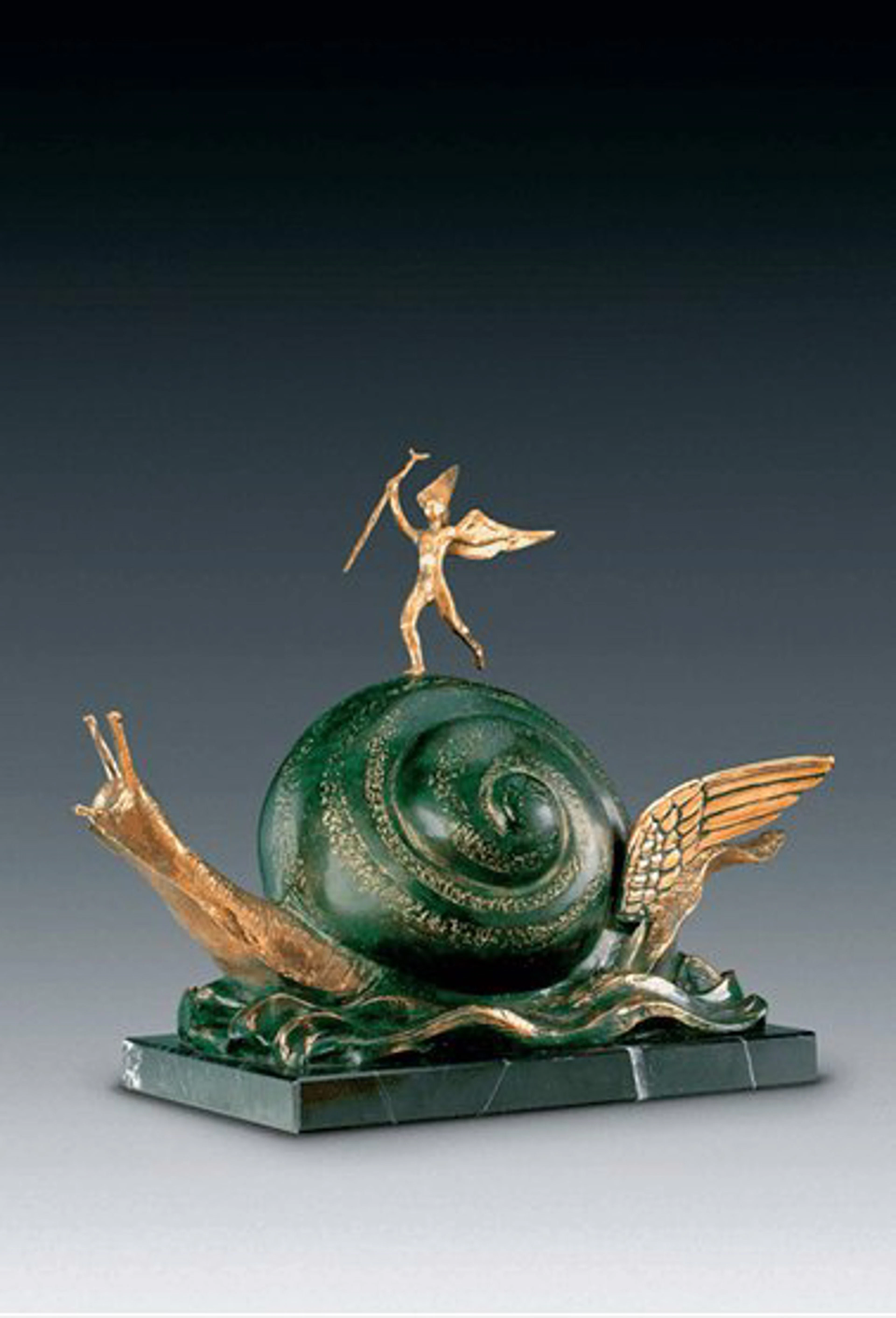 Snail and the Angel - Salvador Dali