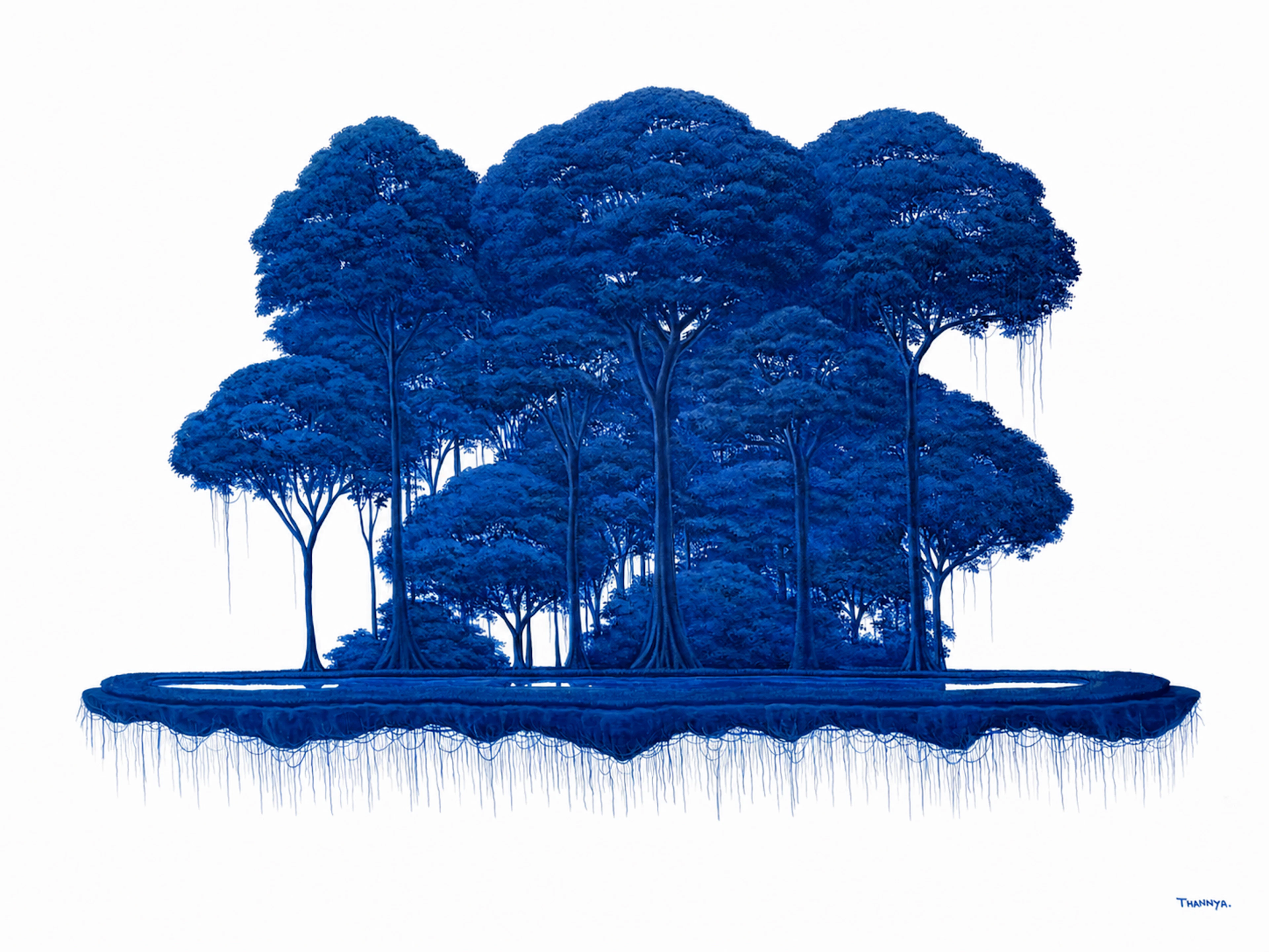 Blue Floating Island VI - Thannyo De Freitas