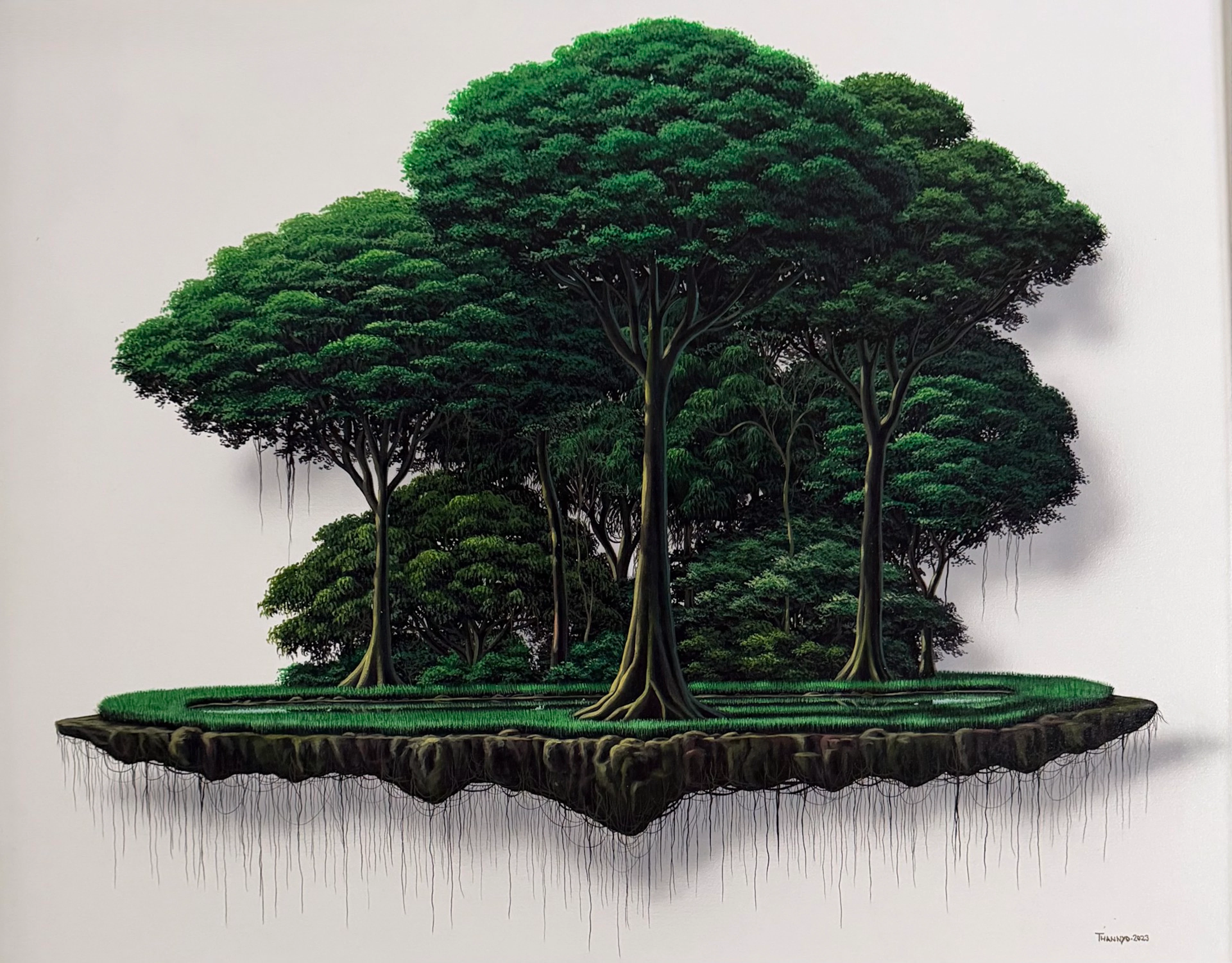 Green Floating Island V - Thannyo De Freitas