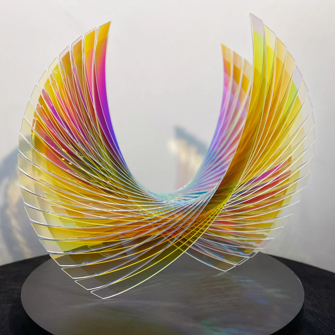 Dichroic Starfire Sunburst Wings - Tom Marosz