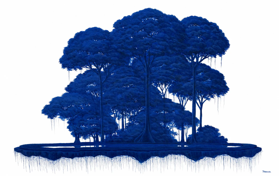 Blue Floating Island V - Thannyo De Freitas