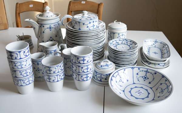 A porcelain crockery set, Germany, 20th century