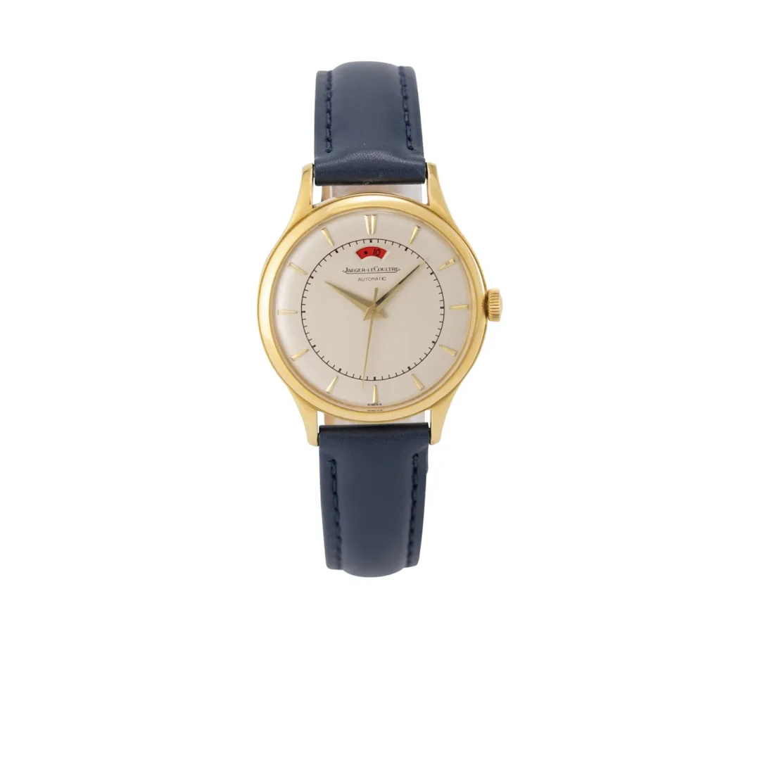 Seltene Vintage Armbanduhr mit 40h Gangreserveanzeige und Schwinggewichtsaufzug