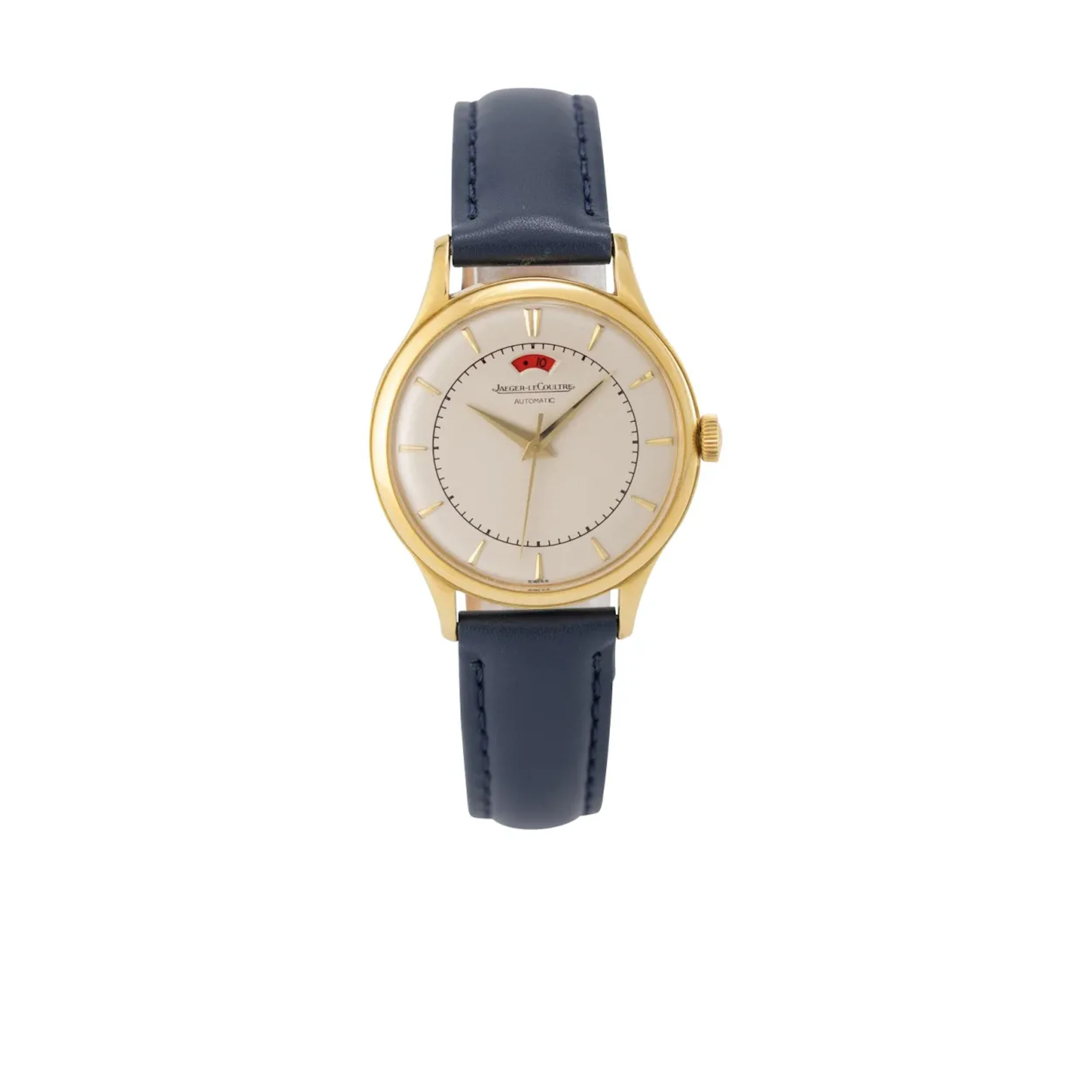 Seltene Vintage Armbanduhr mit 40h Gangreserveanzeige und Schwinggewichtsaufzug